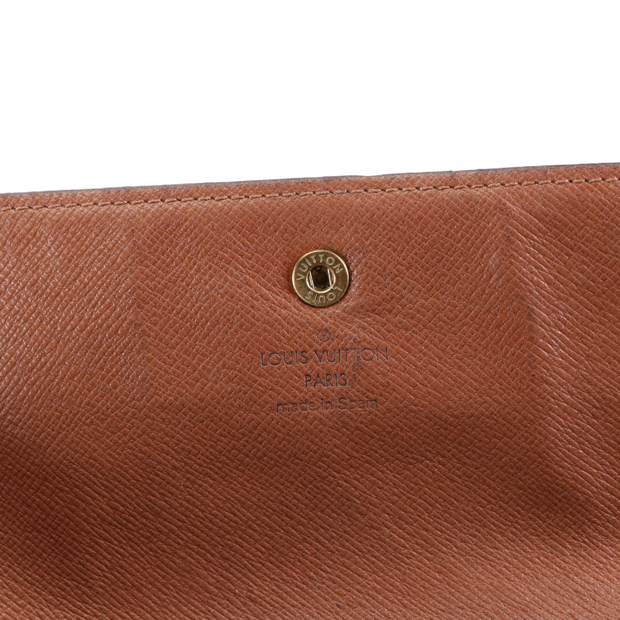 Louis Vuitton Pochette-Passeport Organizer in Monogram Canvas and Leather