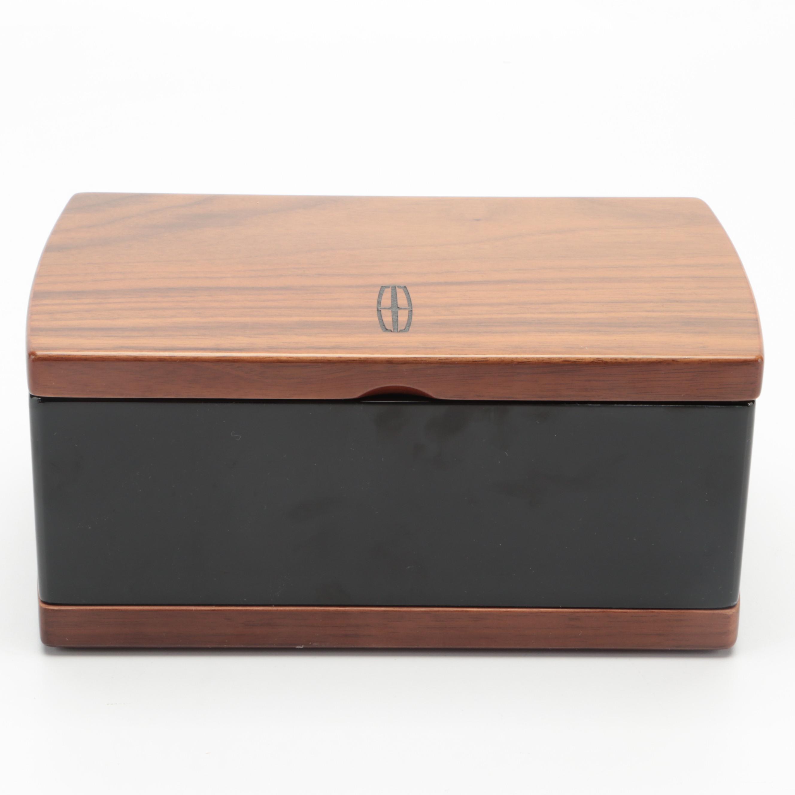 Lincoln Motor Company Black Walnut Presentation Box