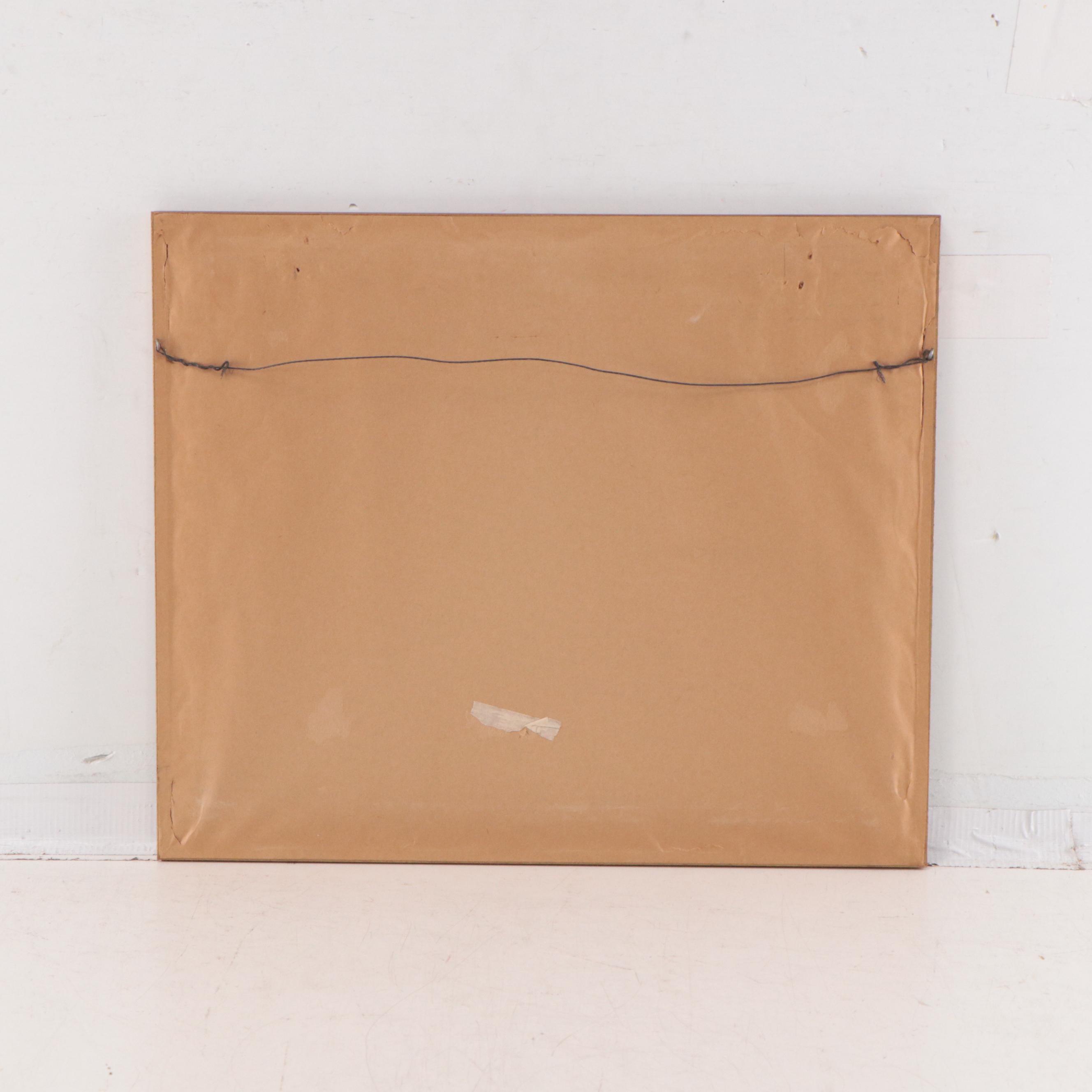 Watercolor Painting of Parisian Landscape "Pont St. Michel"