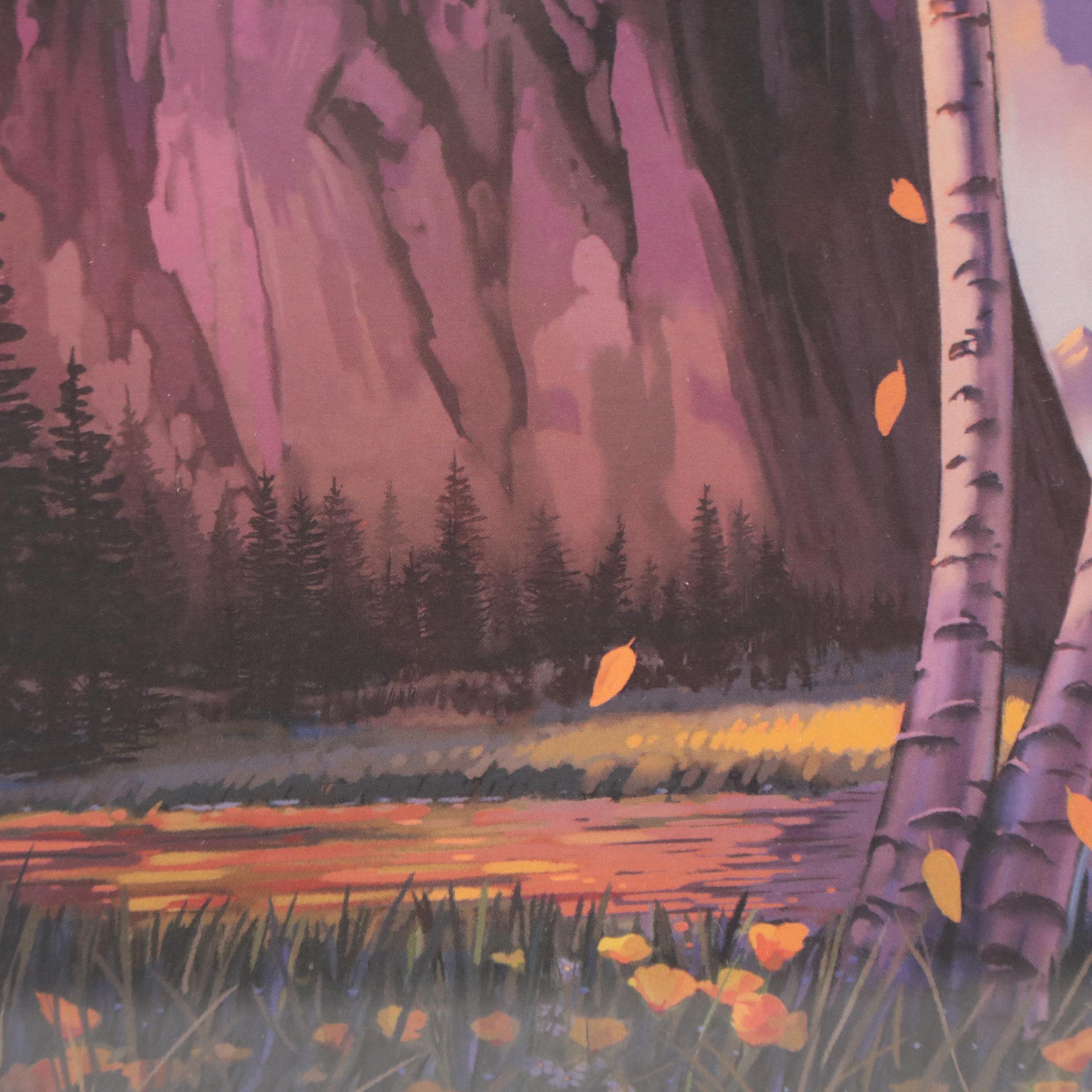 Yosemite National Park Offset Lithograph Advertisement After Arden von Haeger