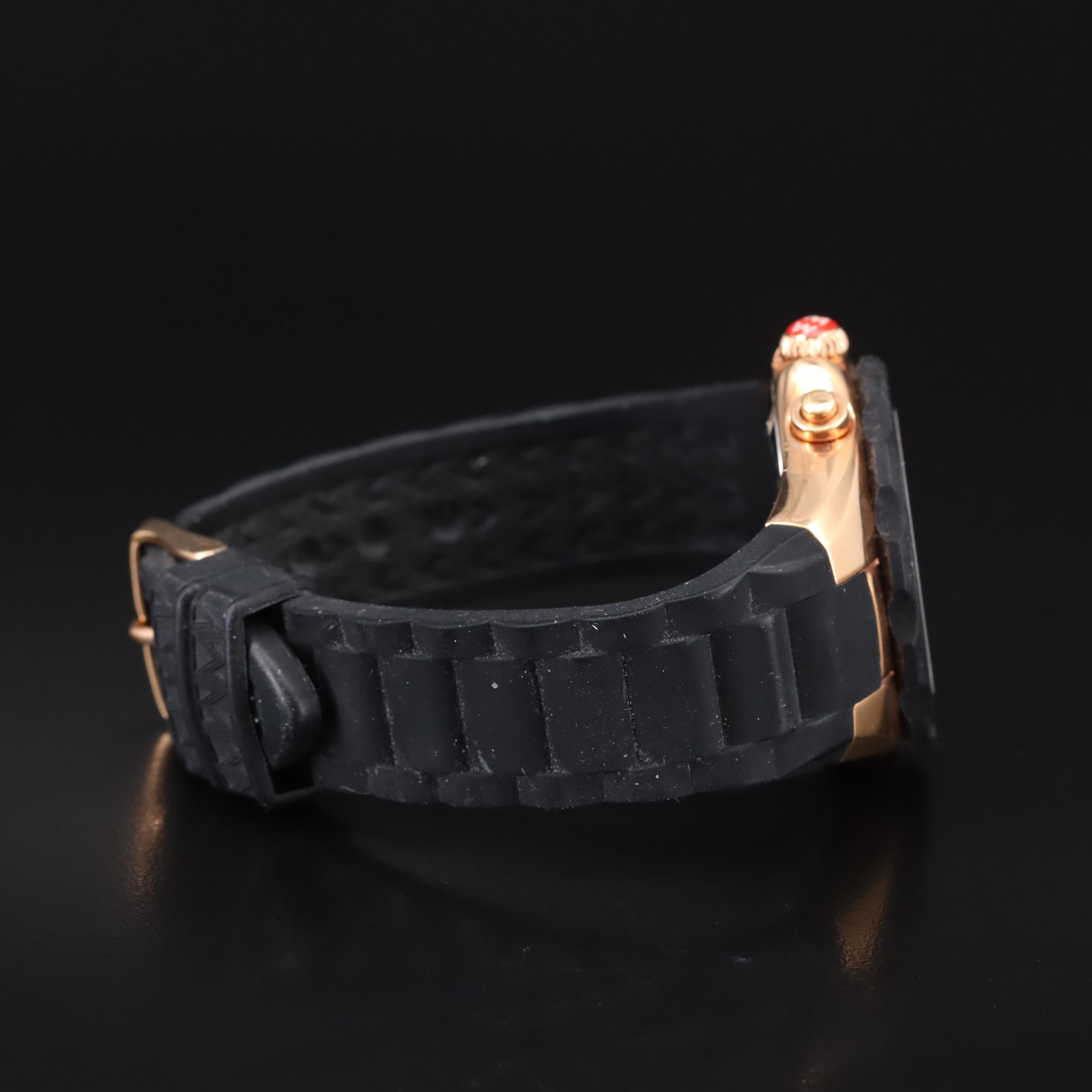 Michele Tahitan Stainless Steel Chronograph Watch