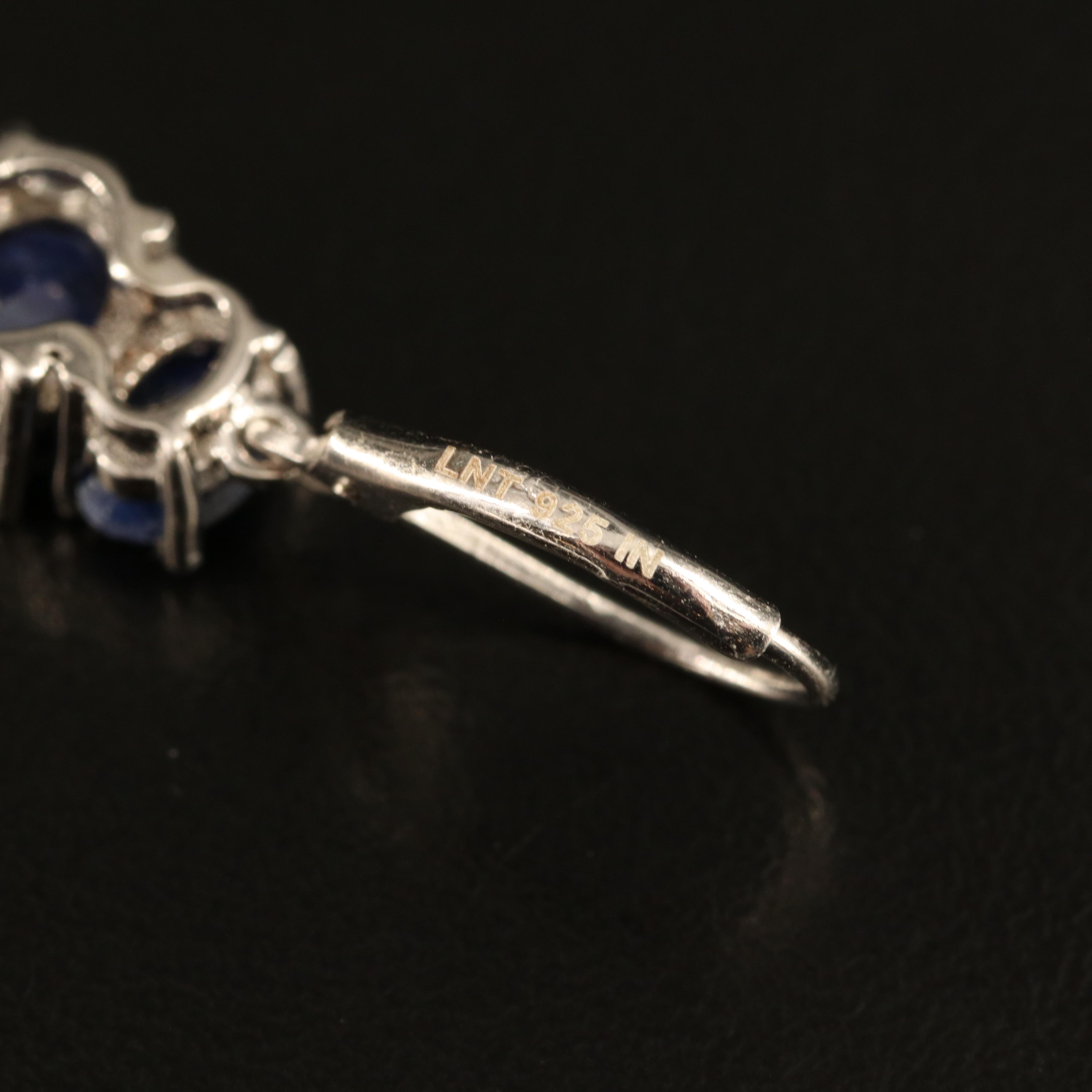 Sterling Corundum Earrings