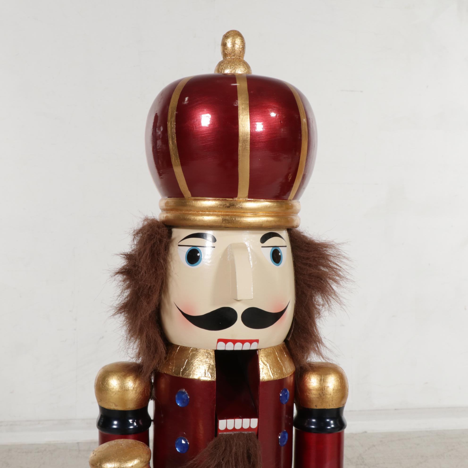 Pair of Large Floor Standing Nutcrackers