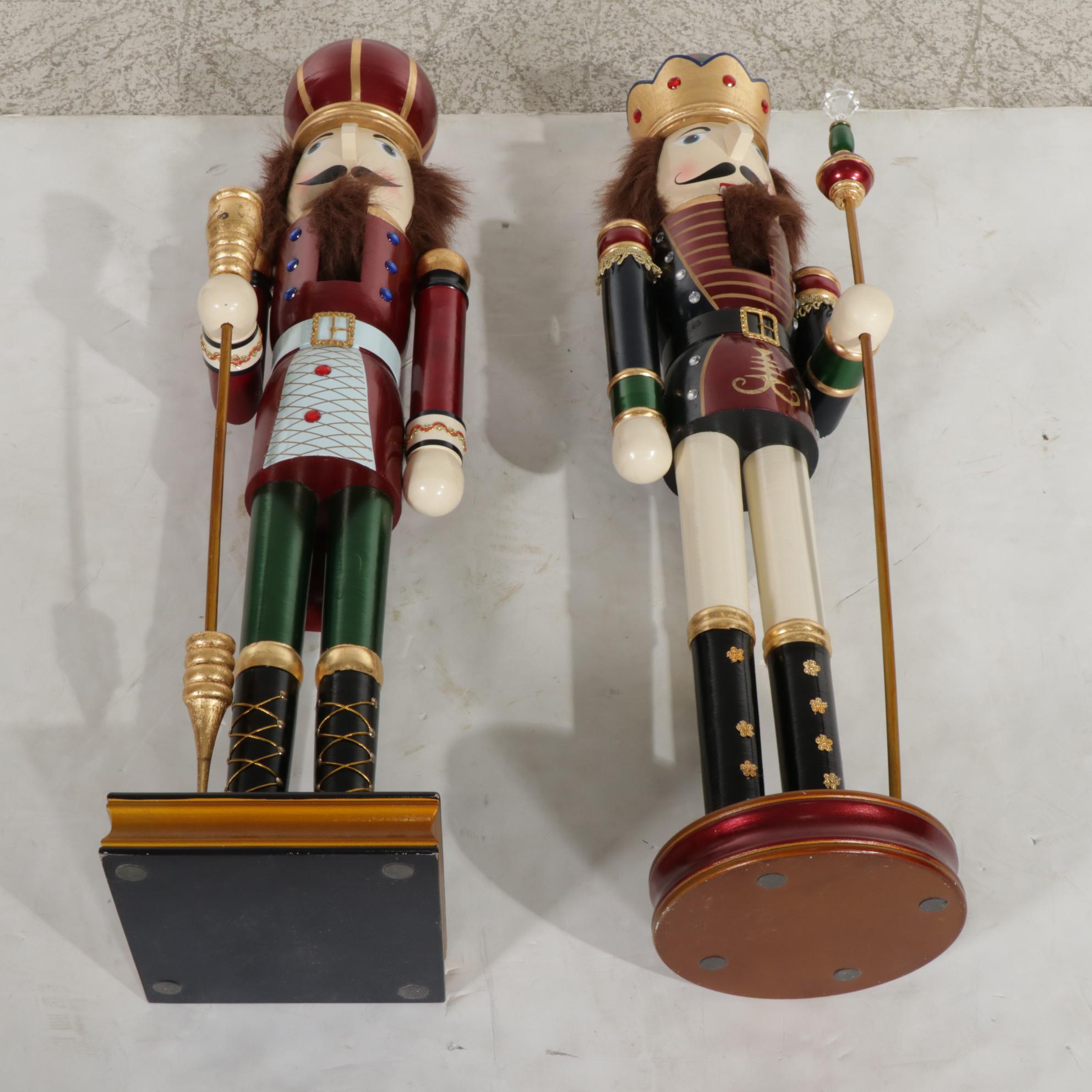 Pair of Large Floor Standing Nutcrackers