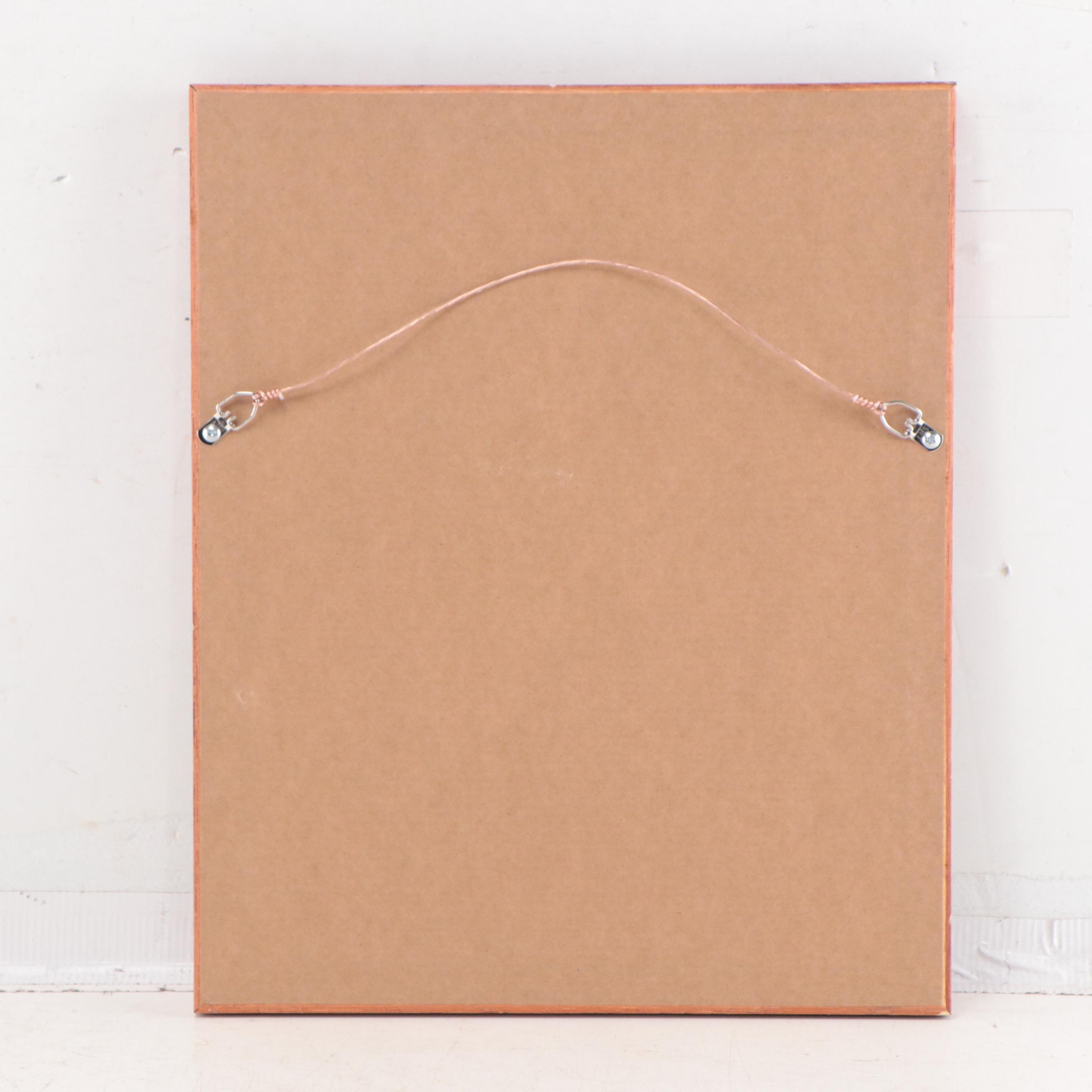 Old Taylor Bourbon Whiskey Offset Lithograph Advertisement, Mid-20th Century