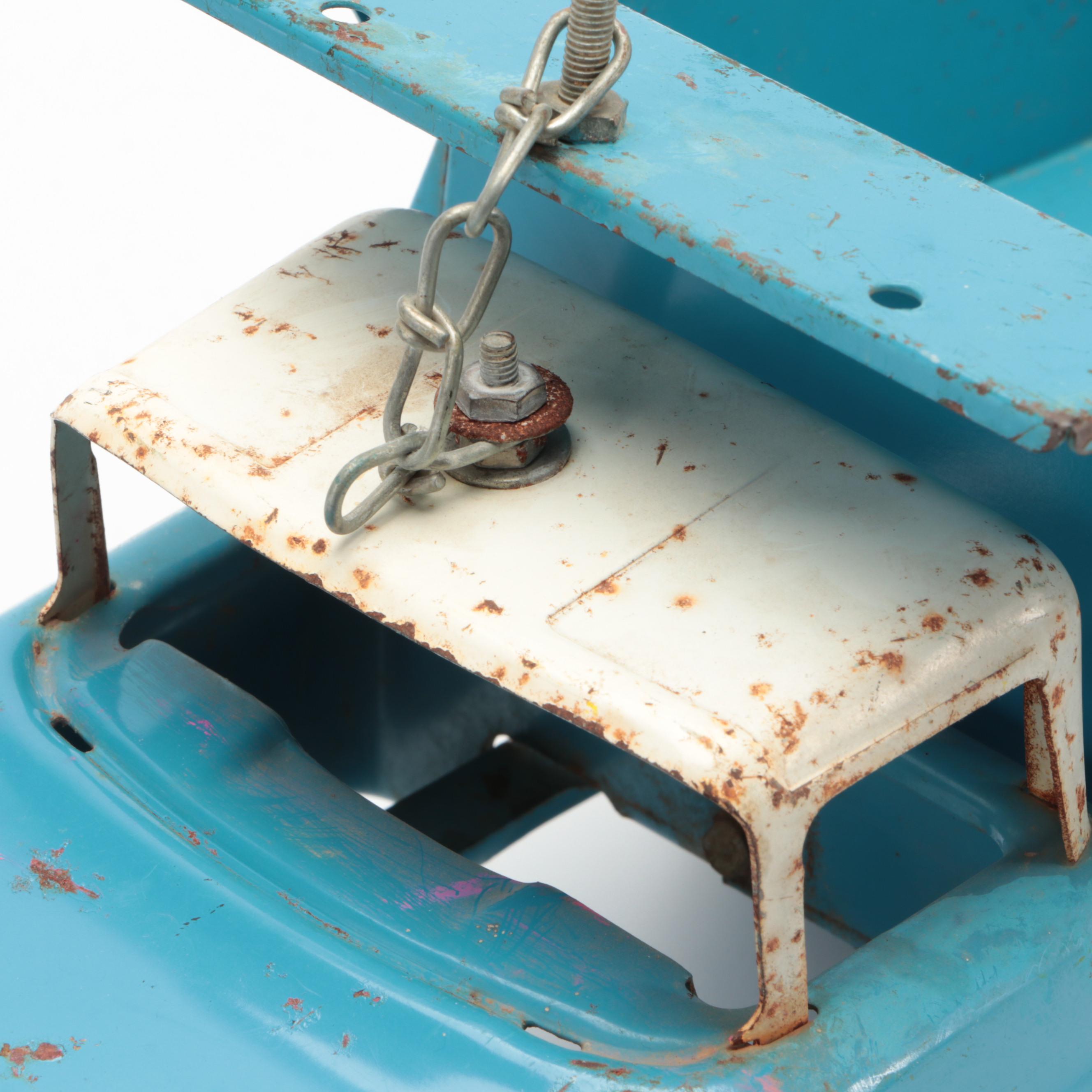 Tonka Trencher with Diecast Metal Toy Pickup Trucks, Mid to Late 20th Century