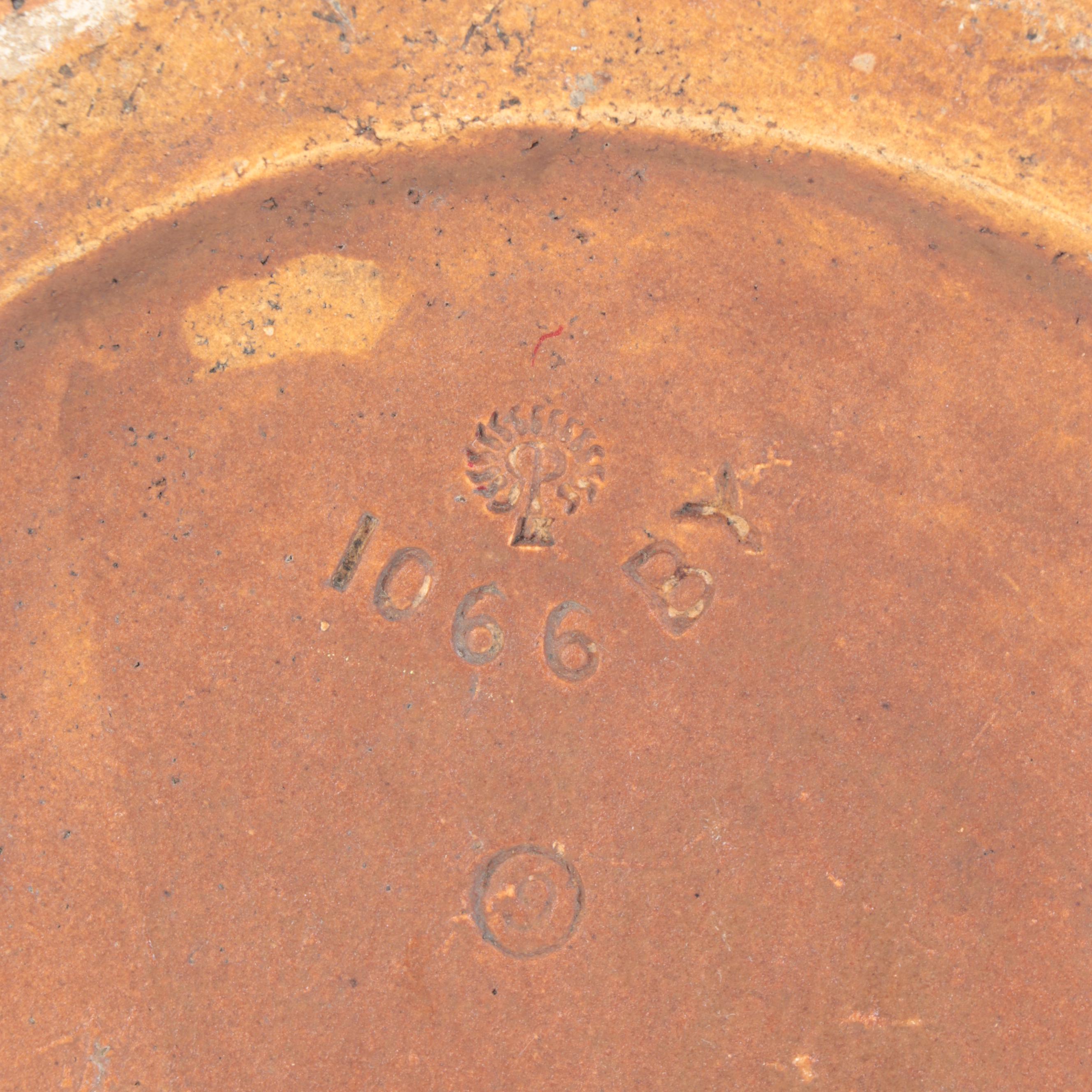 Rookwood Pottery Green and Brown Glazed Ceramic Floor Vase, Early to Mid-20th C.