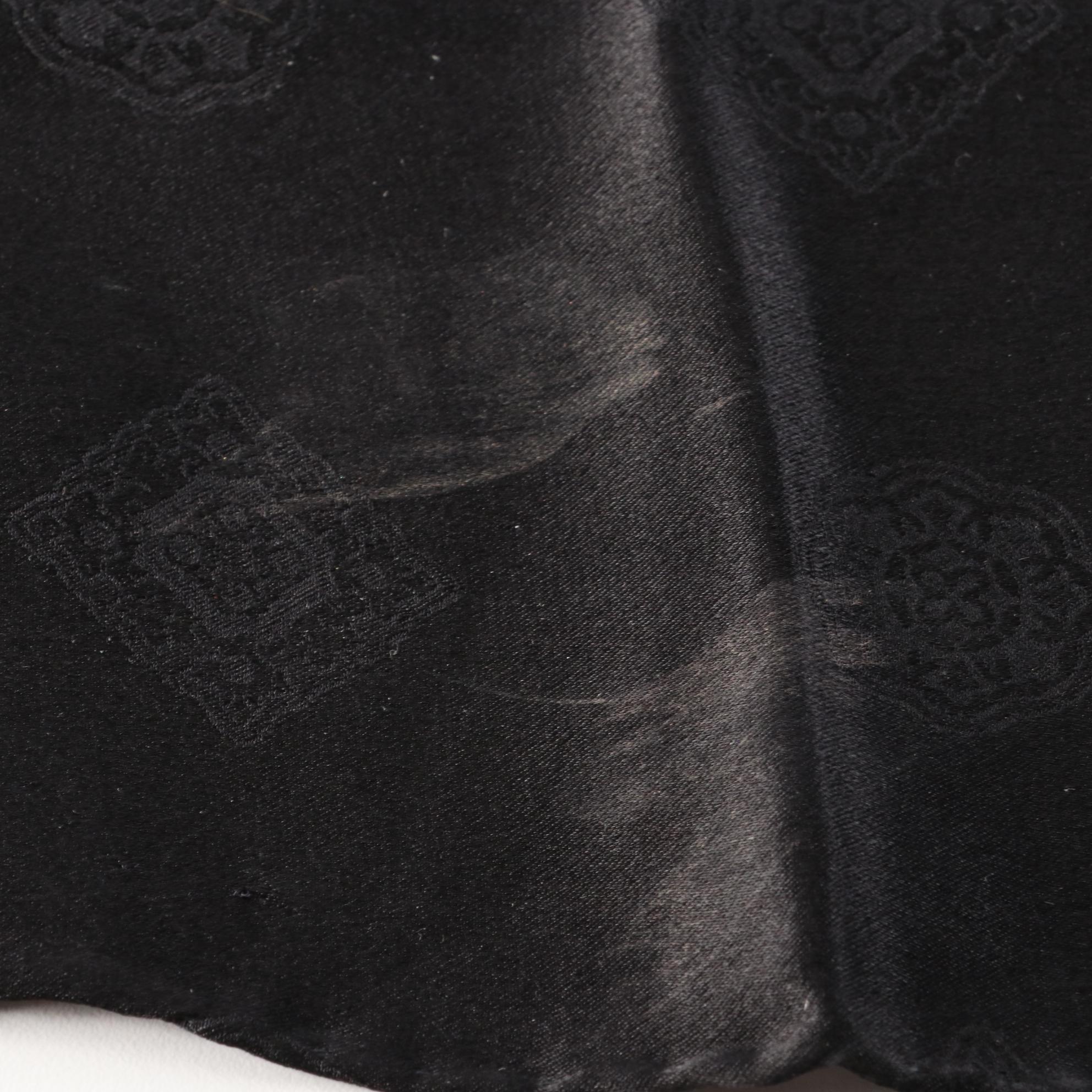 Chanel Medallion Chain Motif Scarf in Silk Jacquard