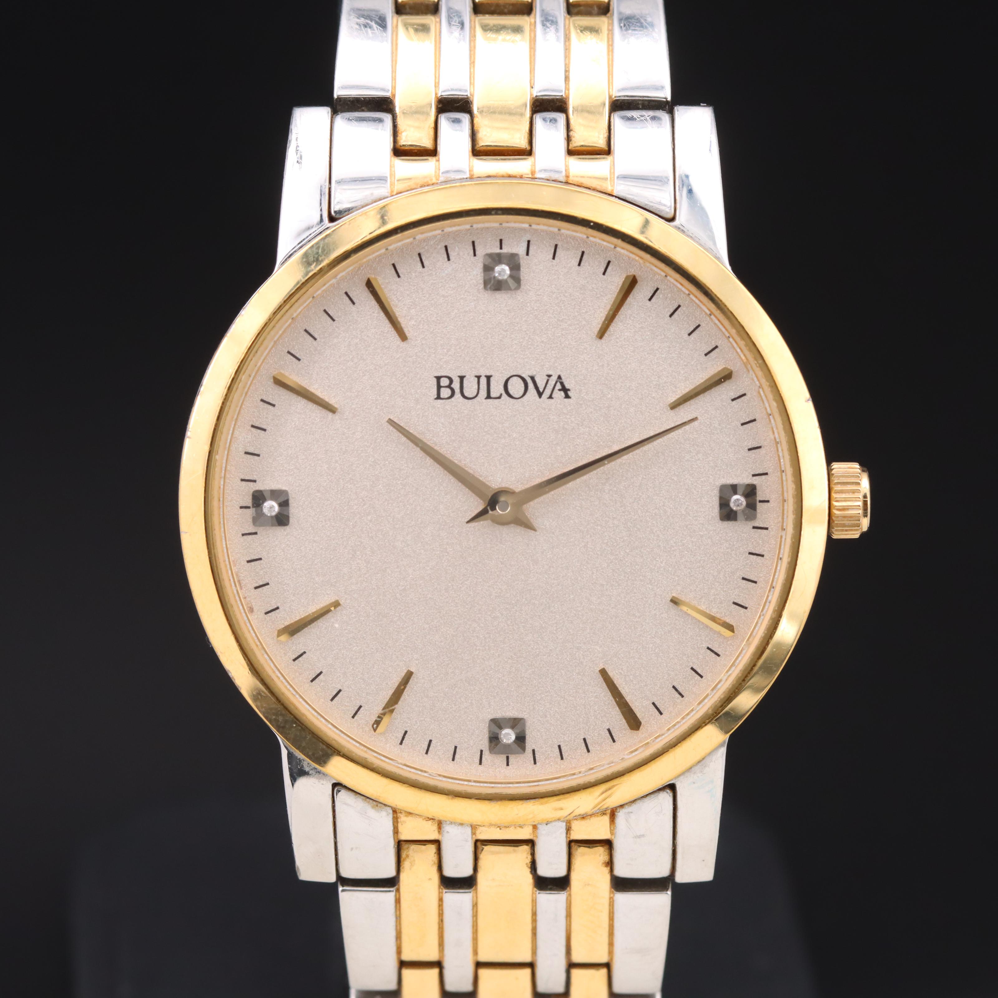 Bulova Two-Tone Quartz Watch