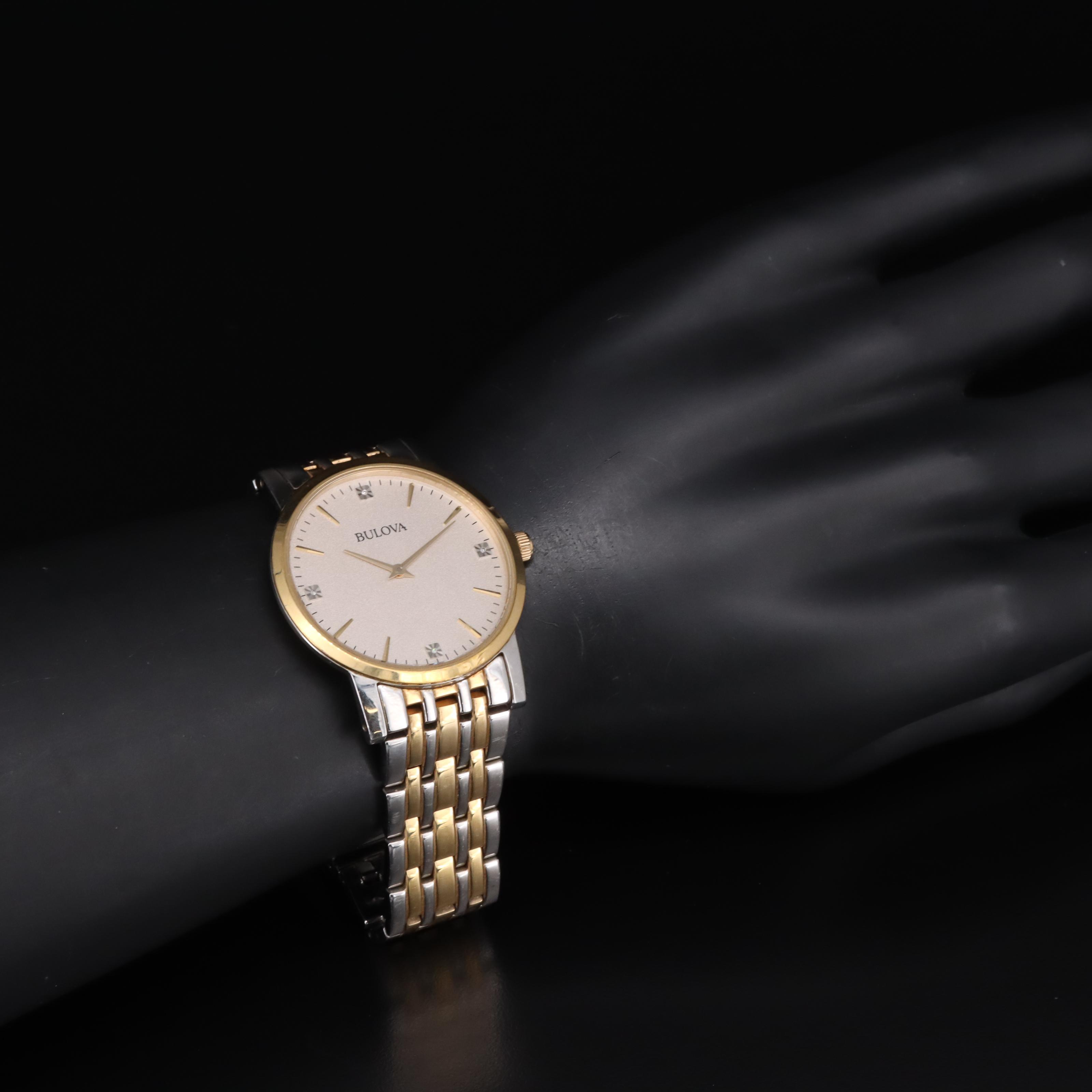 Bulova Two-Tone Quartz Watch