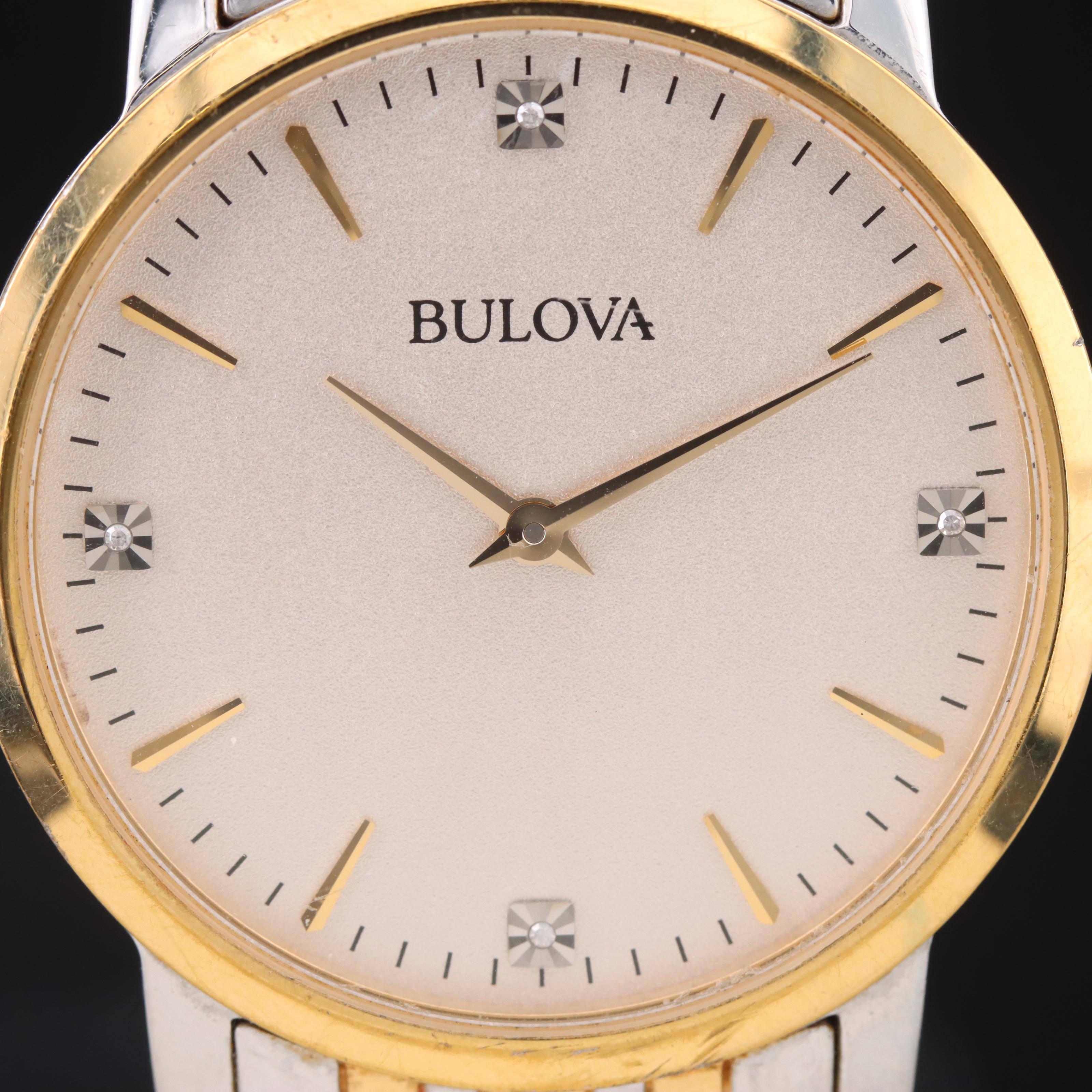 Bulova Two-Tone Quartz Watch