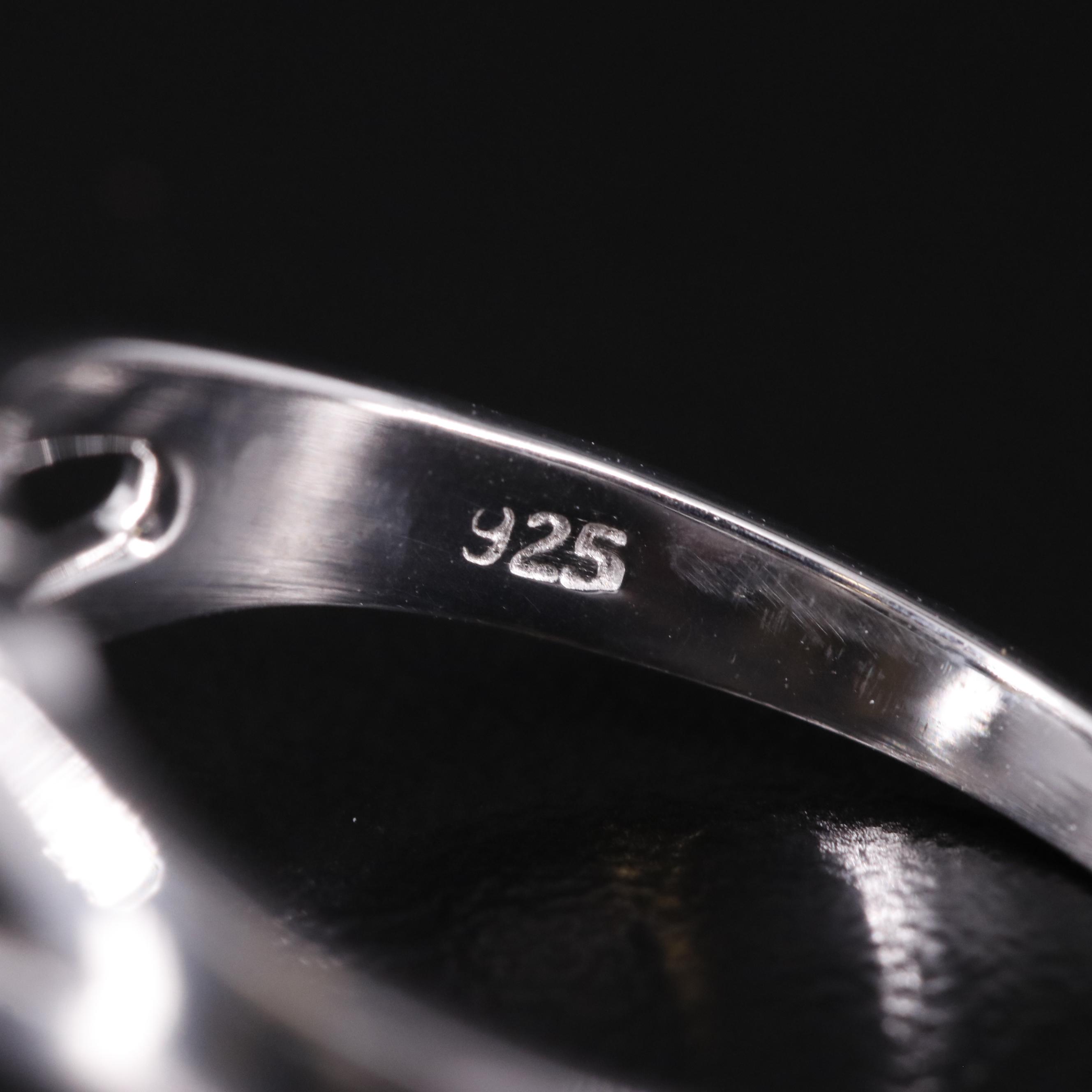 Sterling Citrine Ring