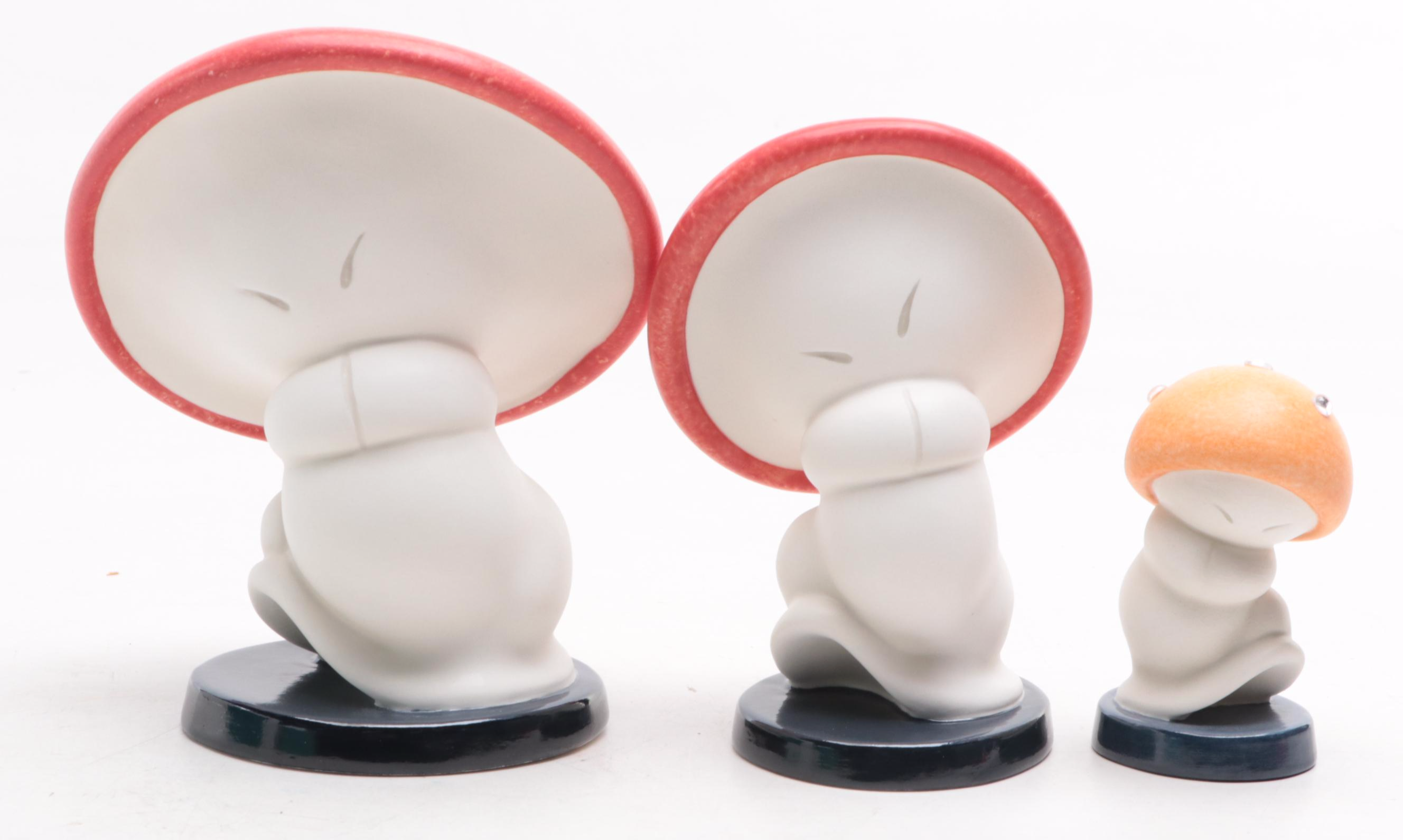 Walt Disney Classics Fantasia "Mushroom Dancer" Ceramic Figurines