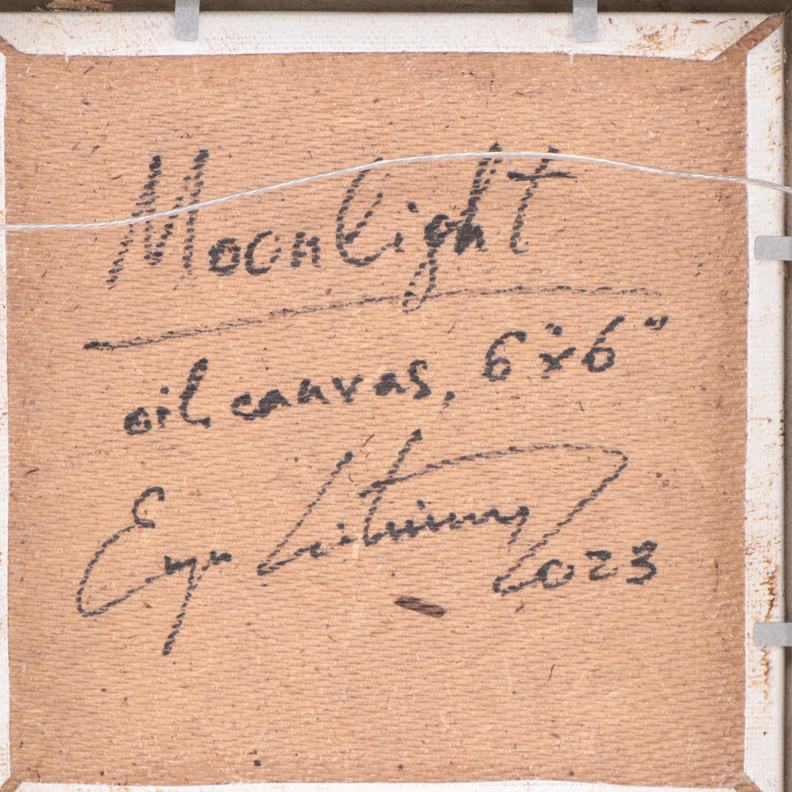 Jevgenijus Litvinas Oil Painting "Moonlight," 2023