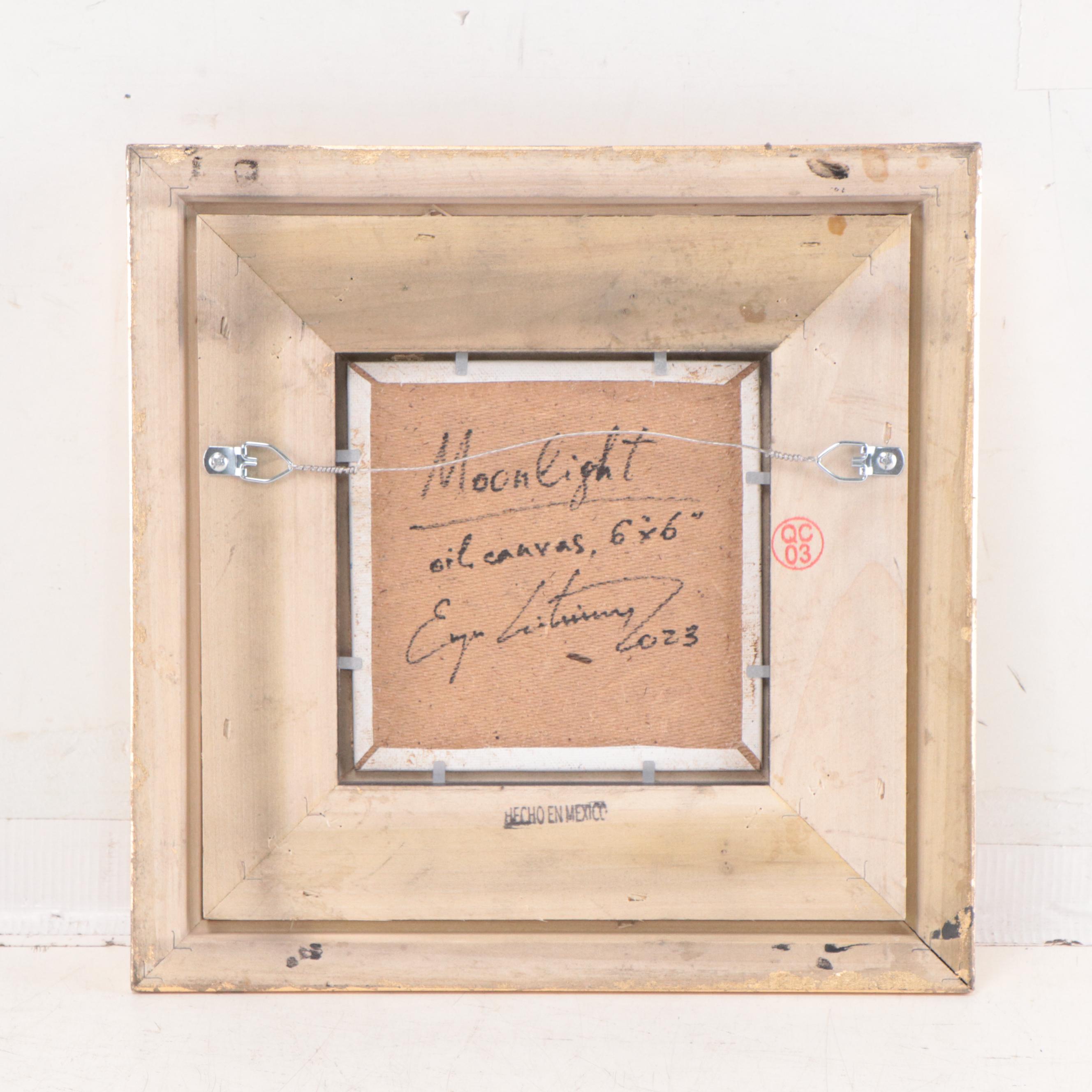 Jevgenijus Litvinas Oil Painting "Moonlight," 2023