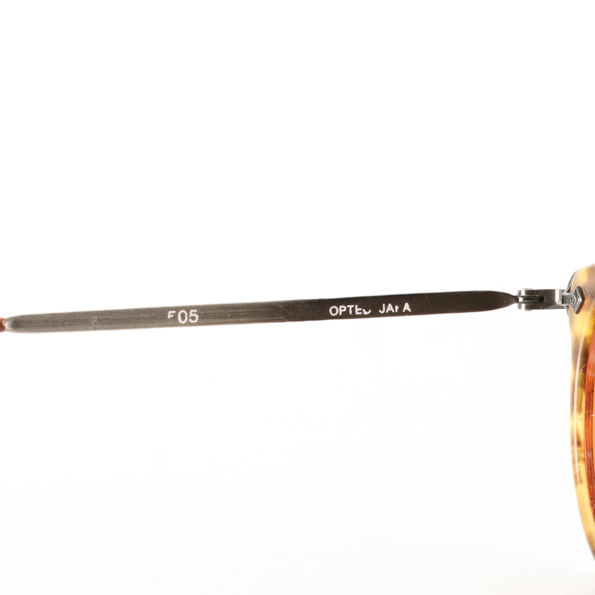 Oliver Peoples Sunglasses with Prescription Clip-Ons and Case