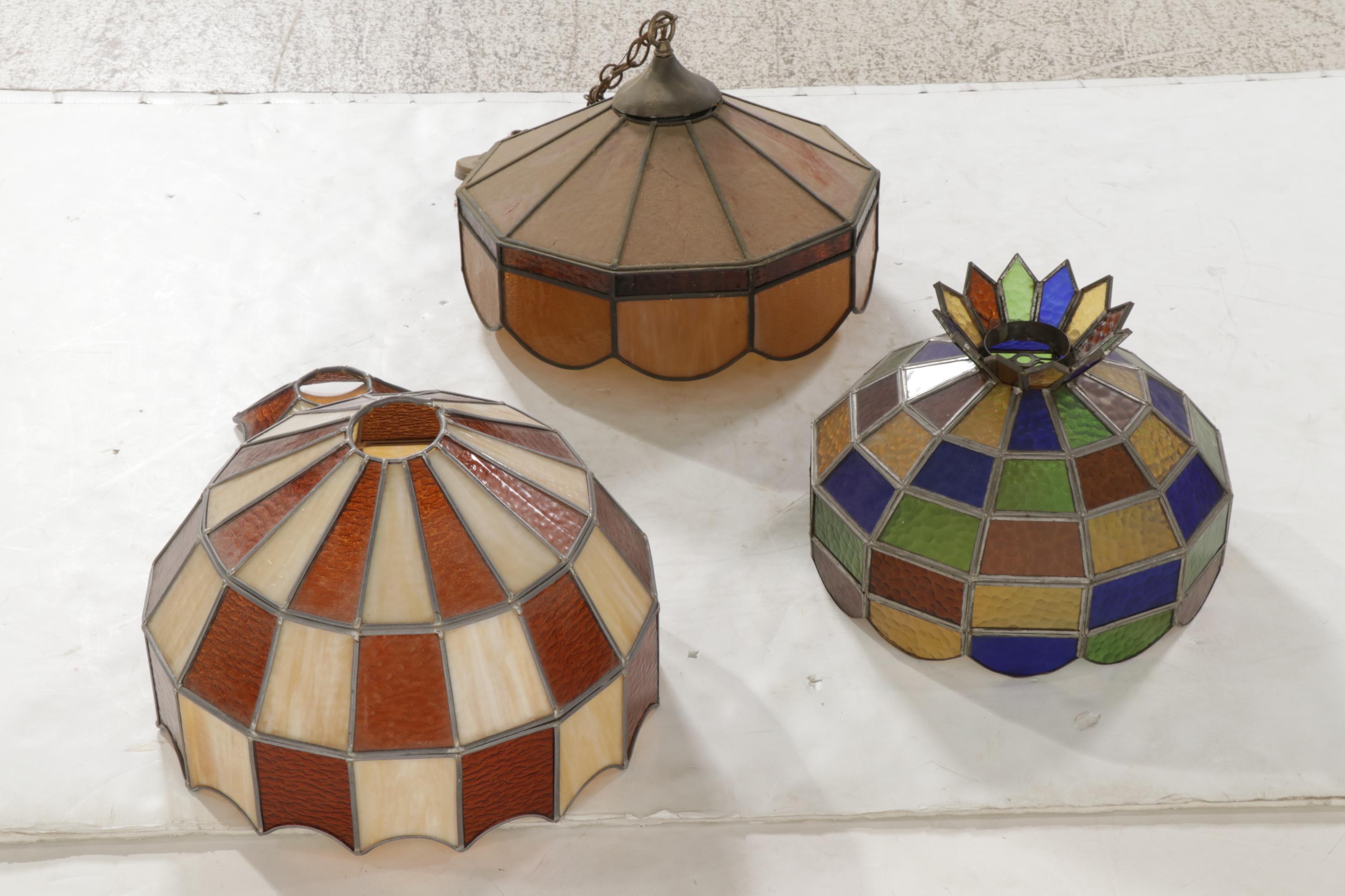 Slag Glass Lampshade Collection