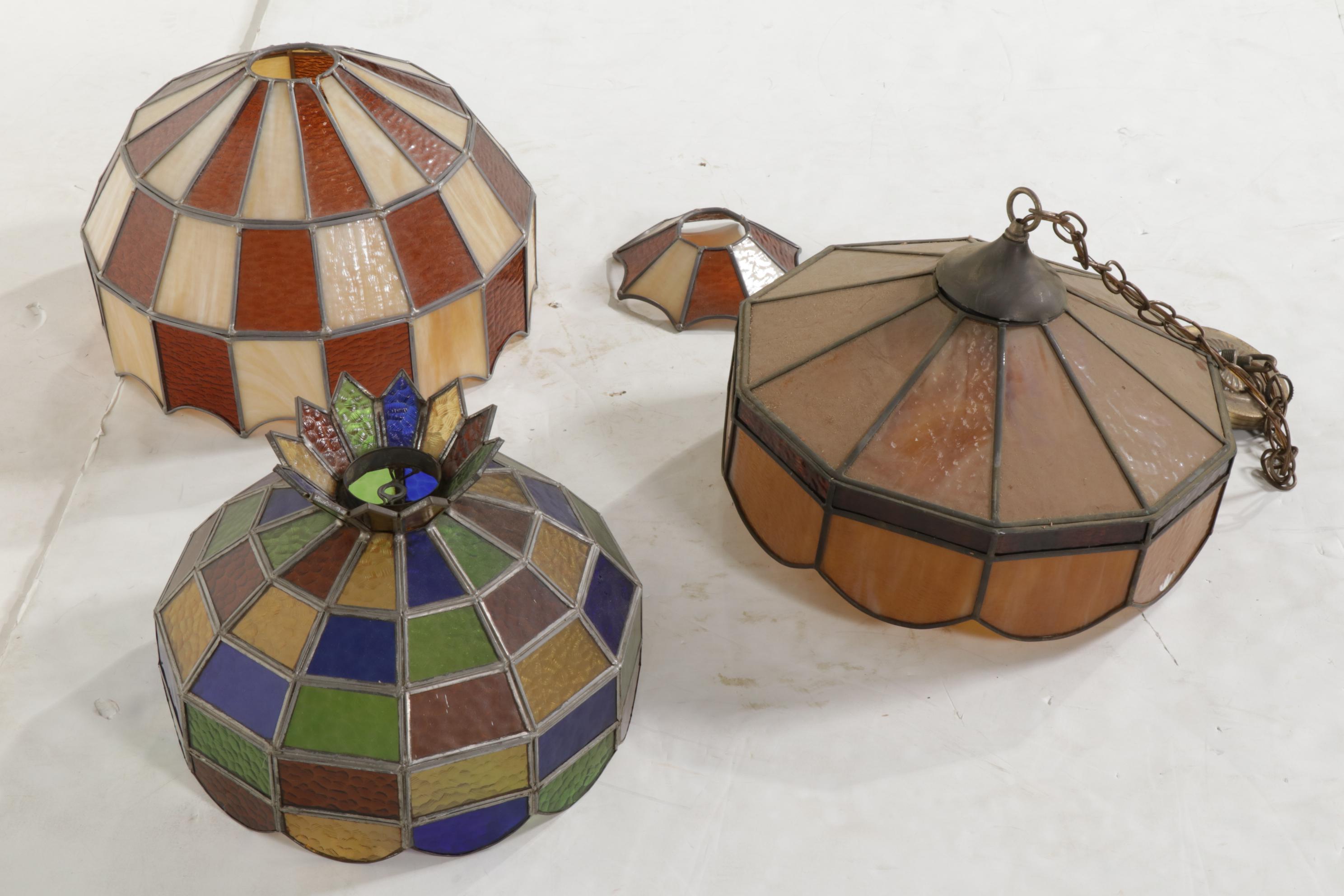 Slag Glass Lampshade Collection