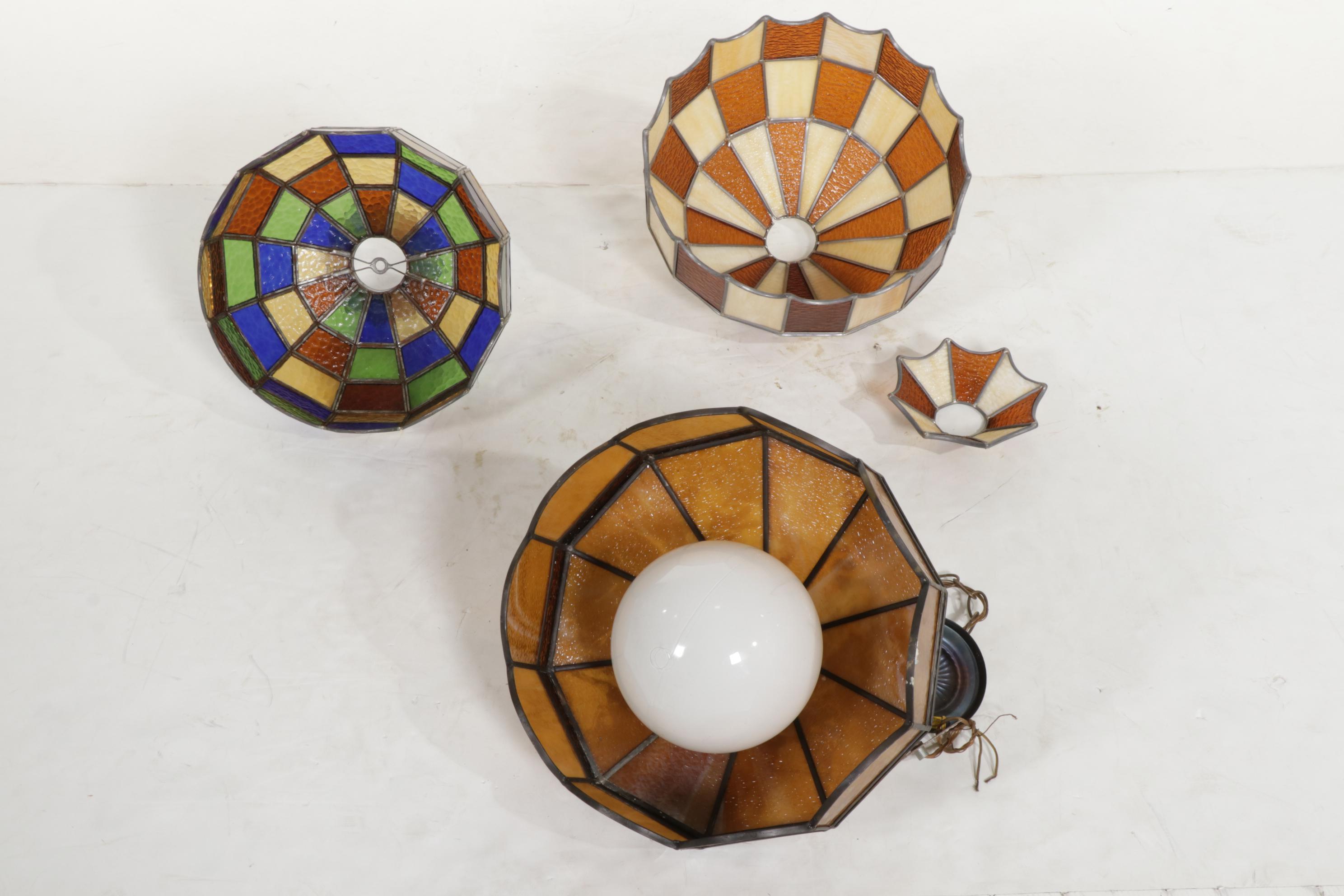 Slag Glass Lampshade Collection