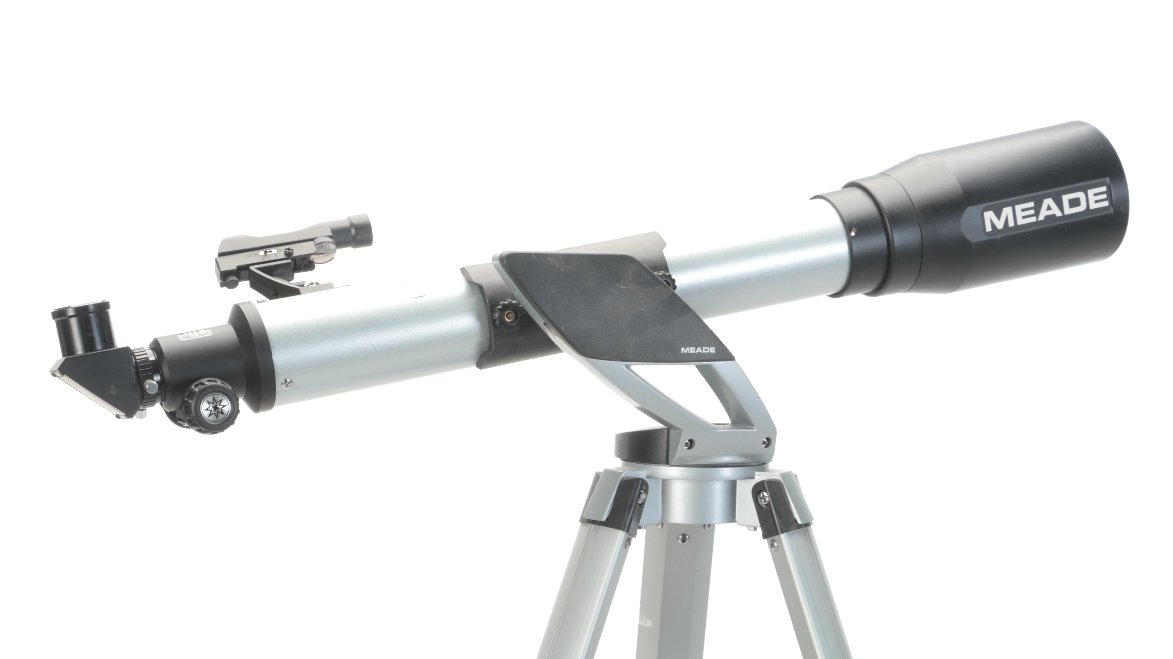 Meade Aluminum Adjustable Telescope and Tripod With Super Plössel Lenses