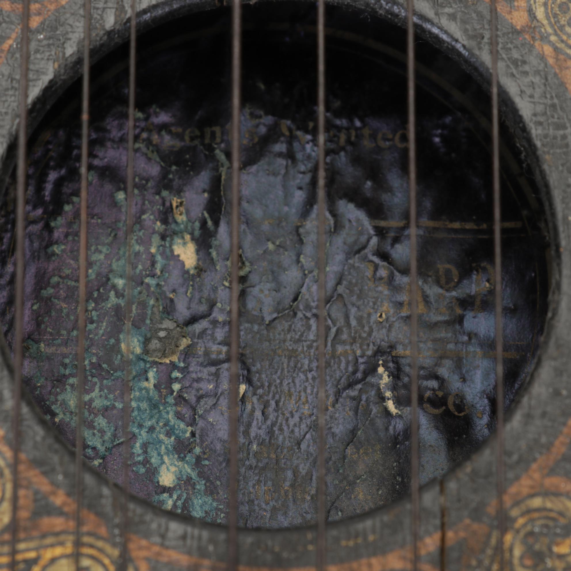 Handcrafted Wooden Zither, Early 20th Century