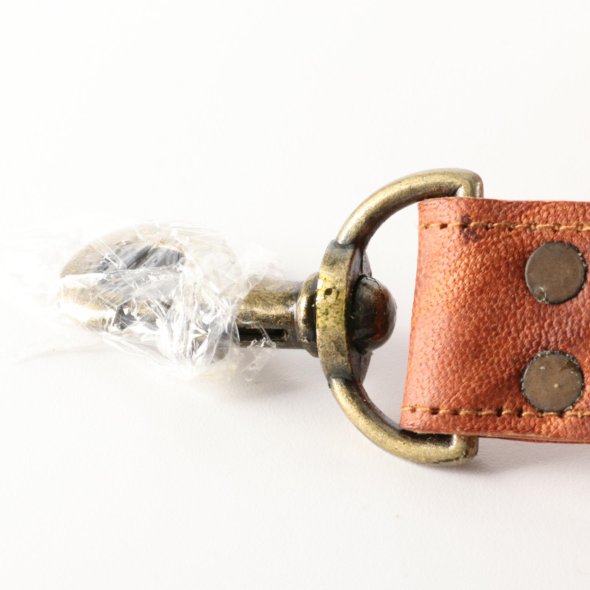 Komal's Passion Leather 32" Duffle Bag in Naturally Tanned Goatskin Leather