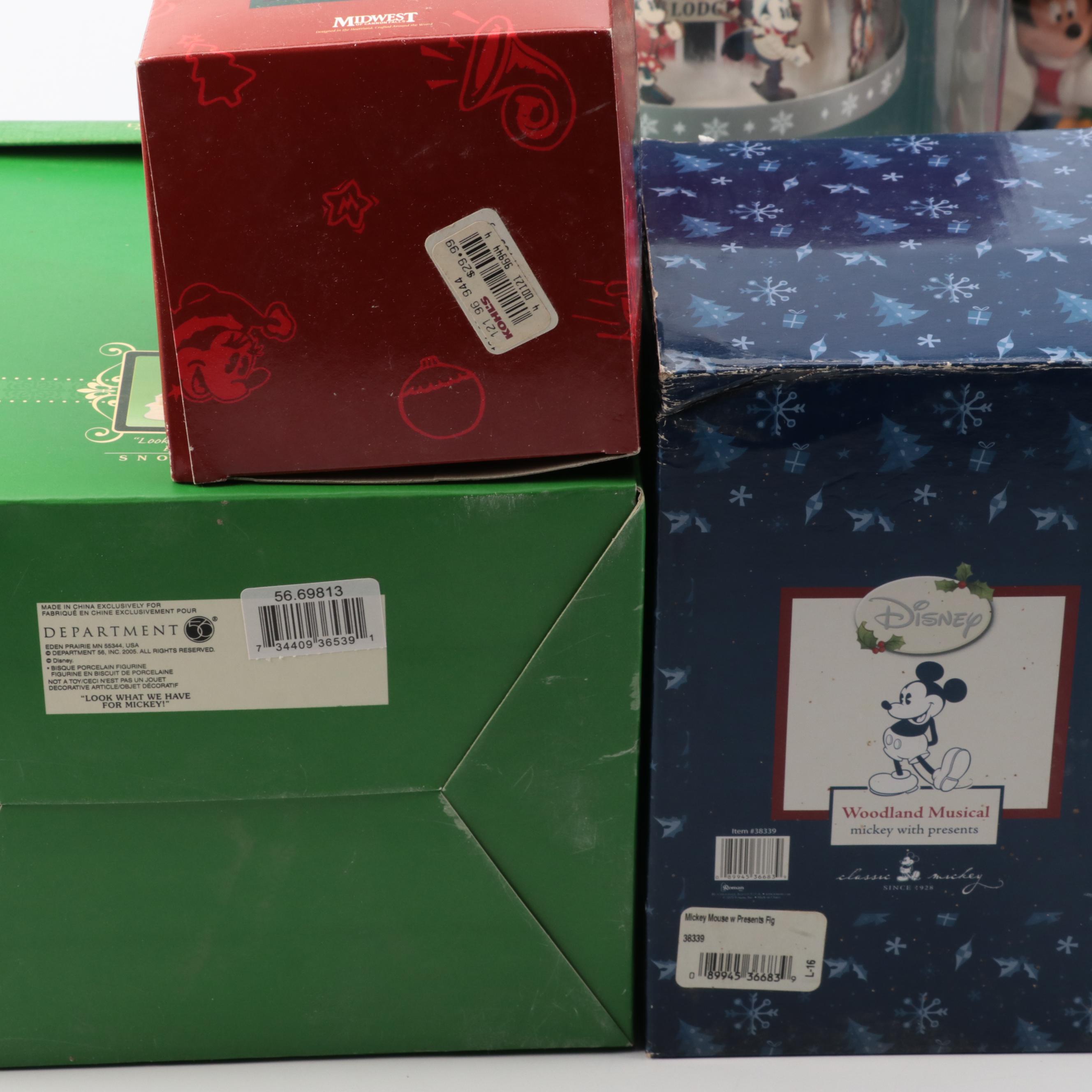 The Disney Artist Collection with Other Ornaments and Christmas Decorations