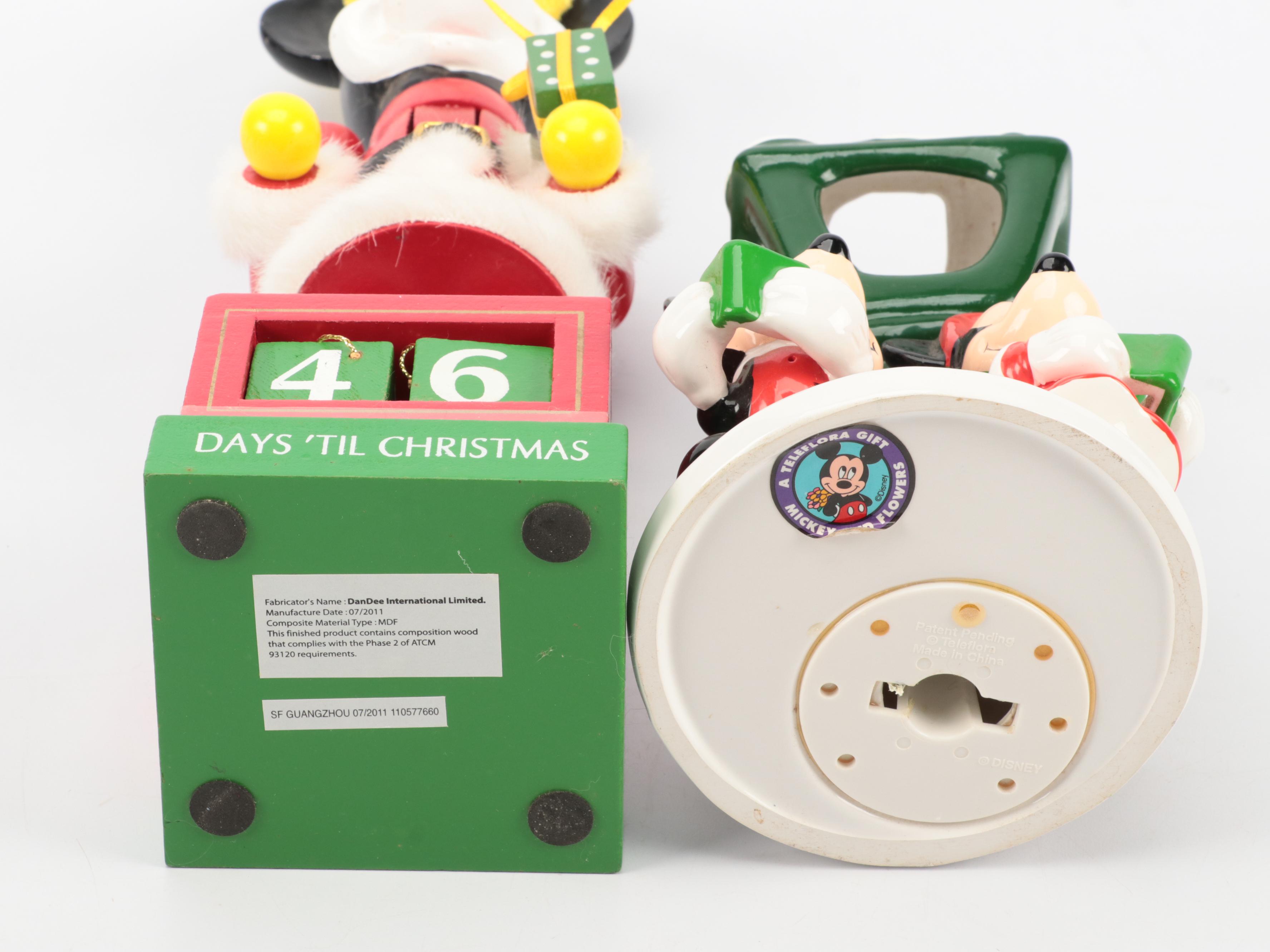 The Disney Artist Collection with Other Ornaments and Christmas Decorations