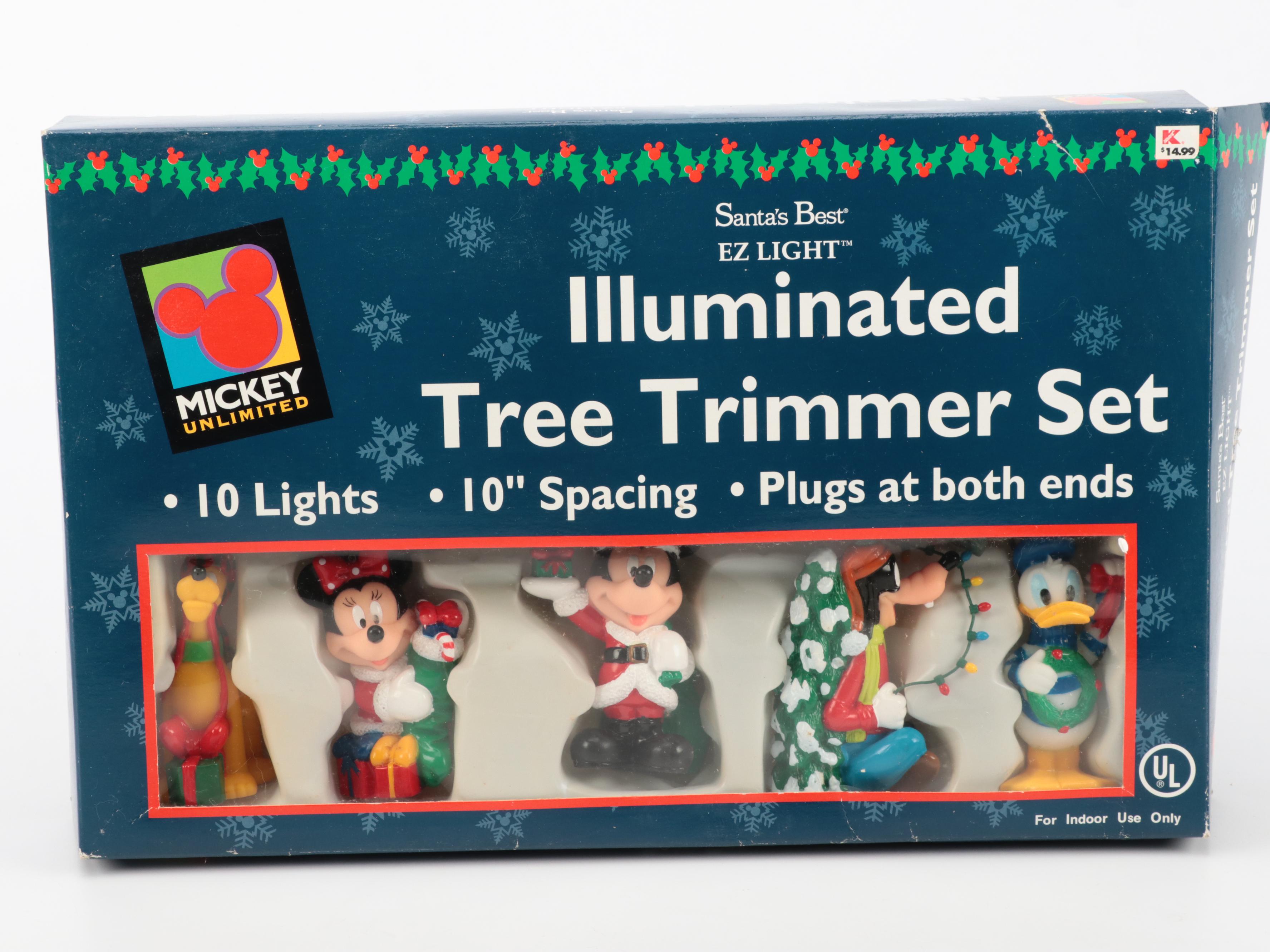 The Disney Artist Collection with Other Ornaments and Christmas Decorations