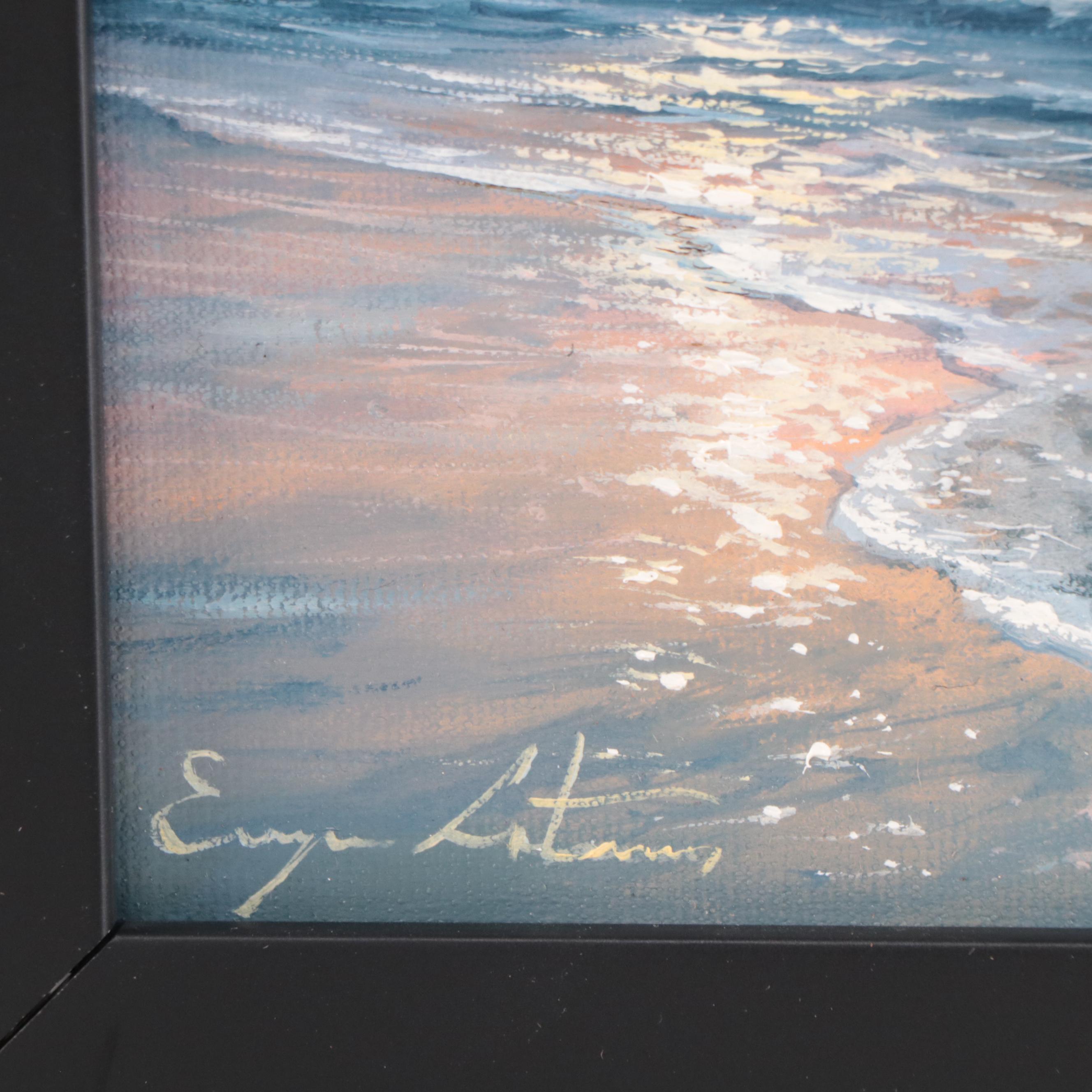 Jevgenijus Litvinas Oil Painting "Moonlight," 2023