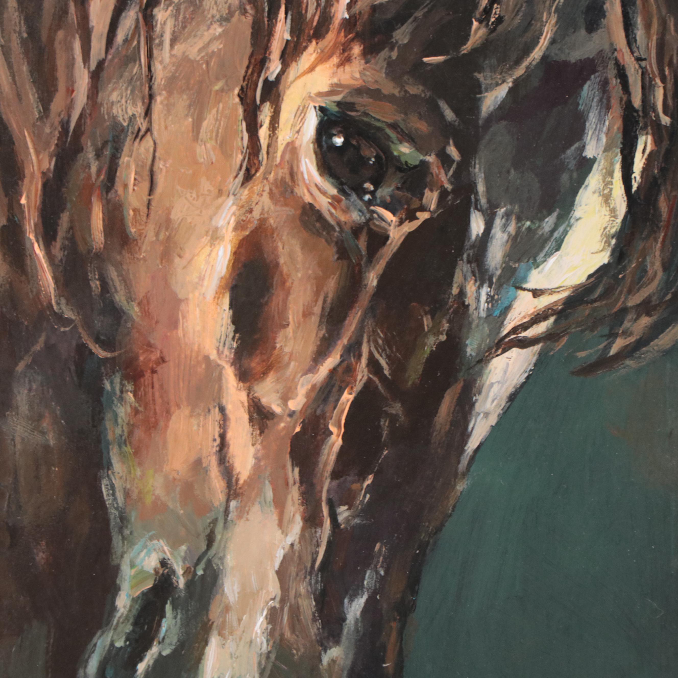 Oil Painting of Horse, 1997