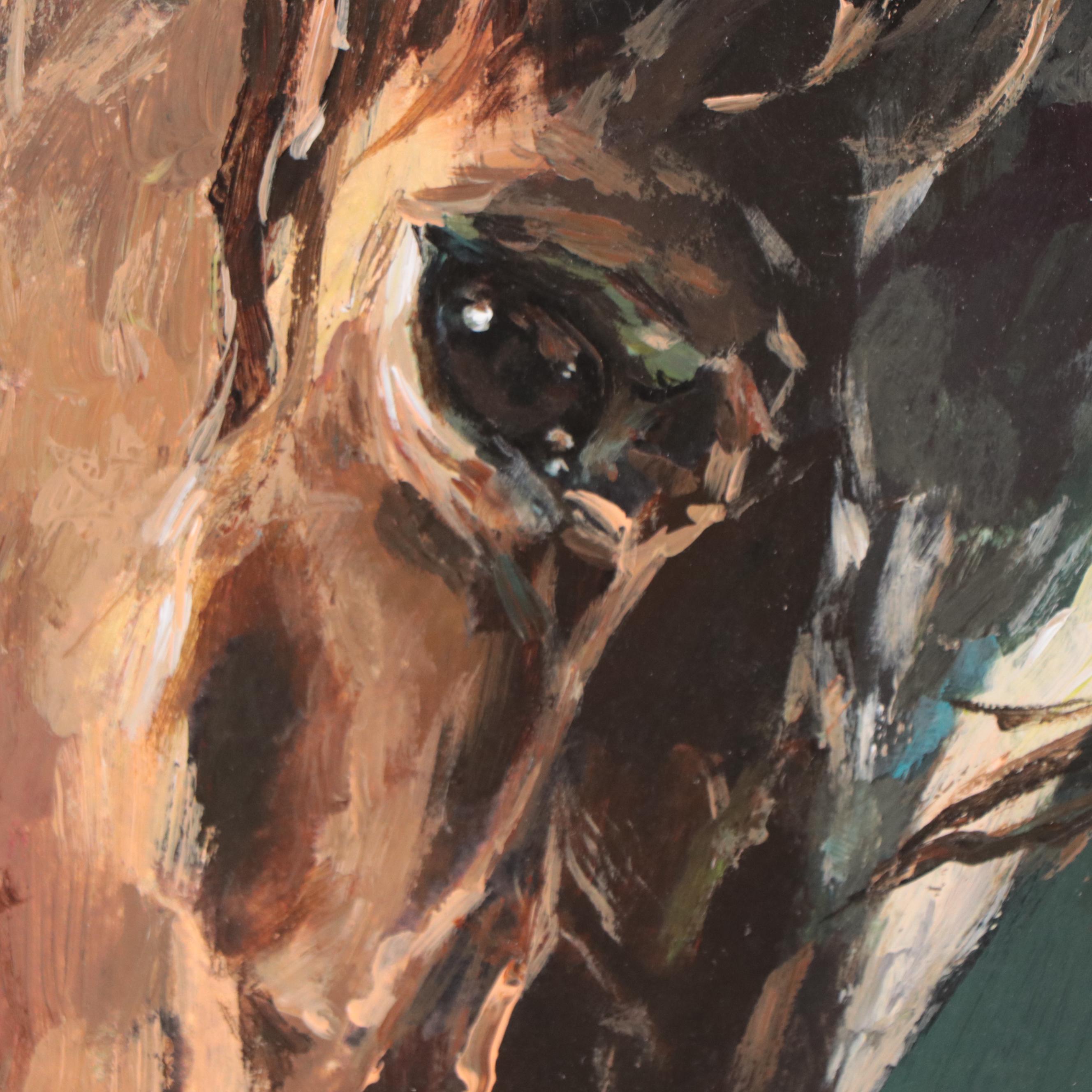 Oil Painting of Horse, 1997