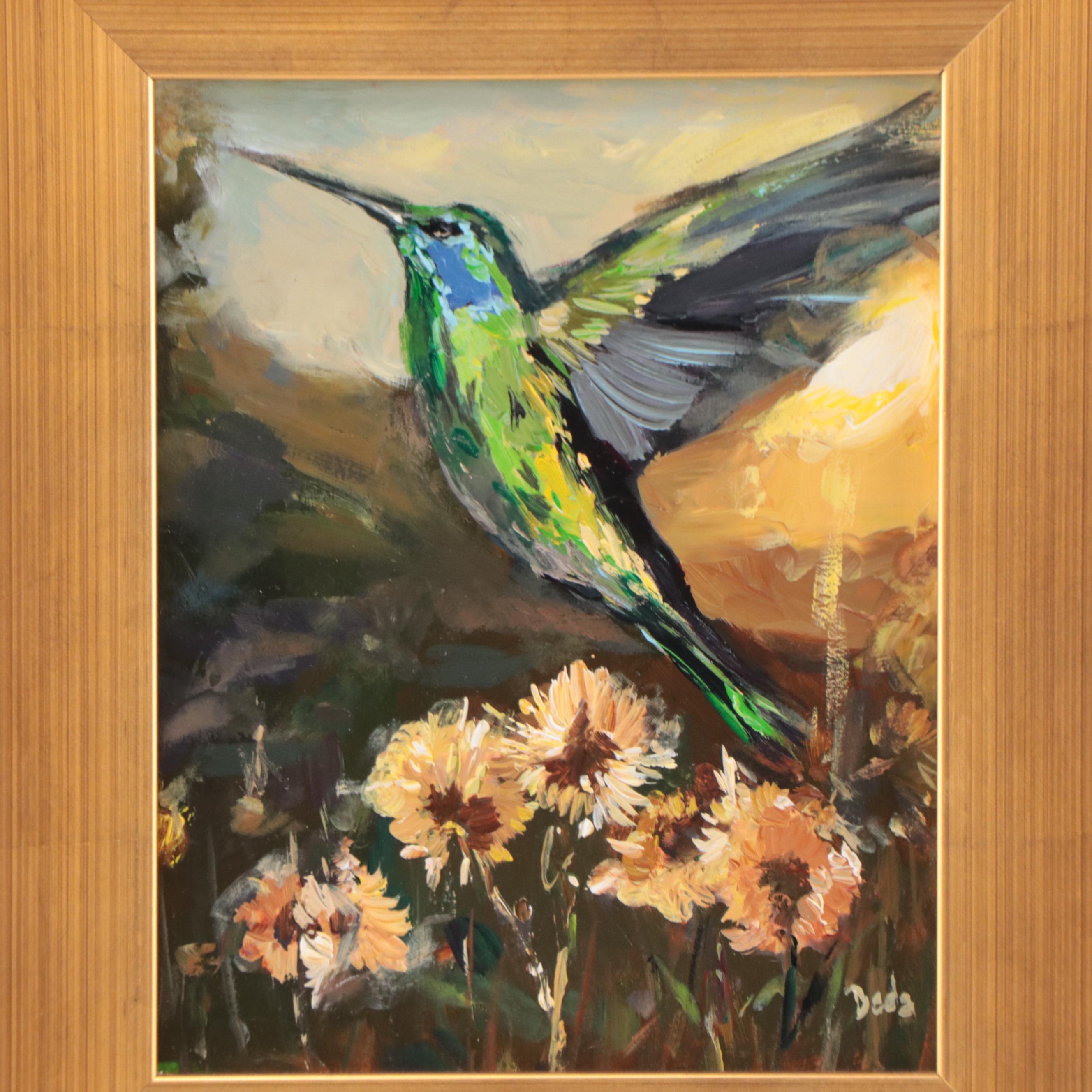 Adam Deda Oil Painting "Moonlight Melody," 2023