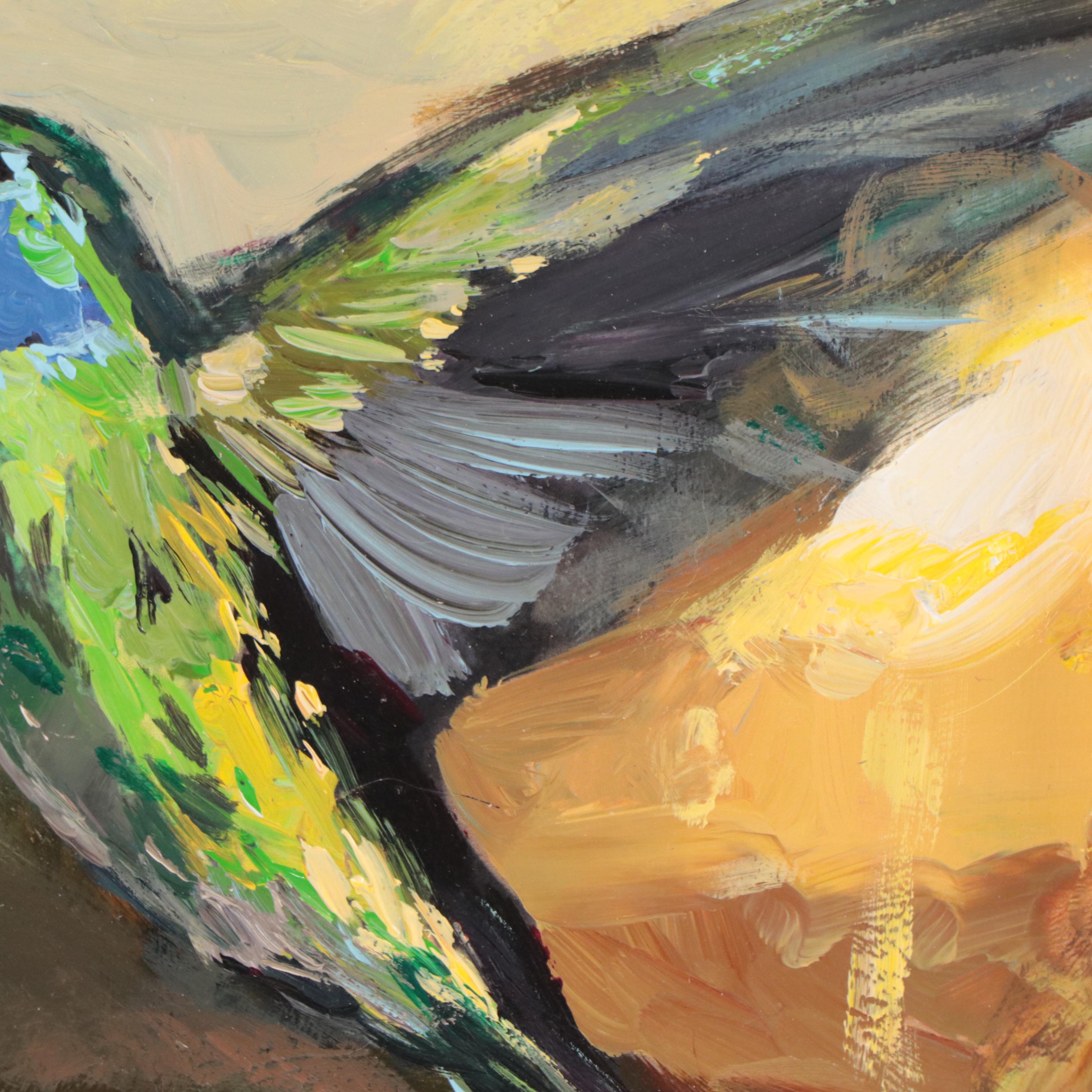 Adam Deda Oil Painting "Moonlight Melody," 2023