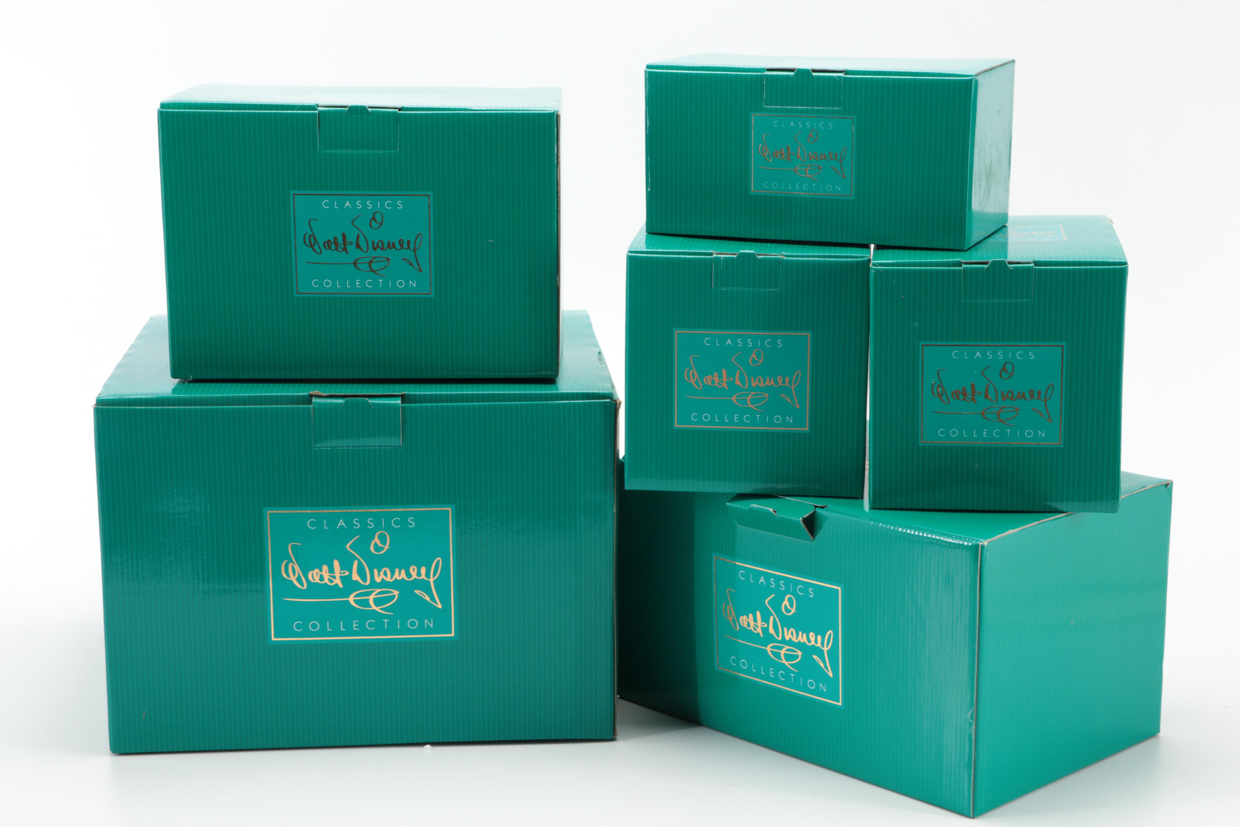 Walt Disney Classics Aladdin "I'm Losing to a Rug" and Other Ceramic Figurines