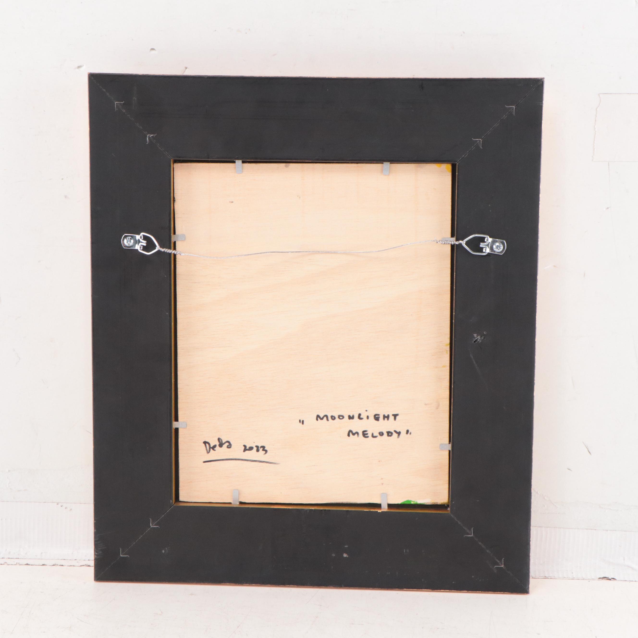 Adam Deda Oil Painting "Moonlight Melody," 2023