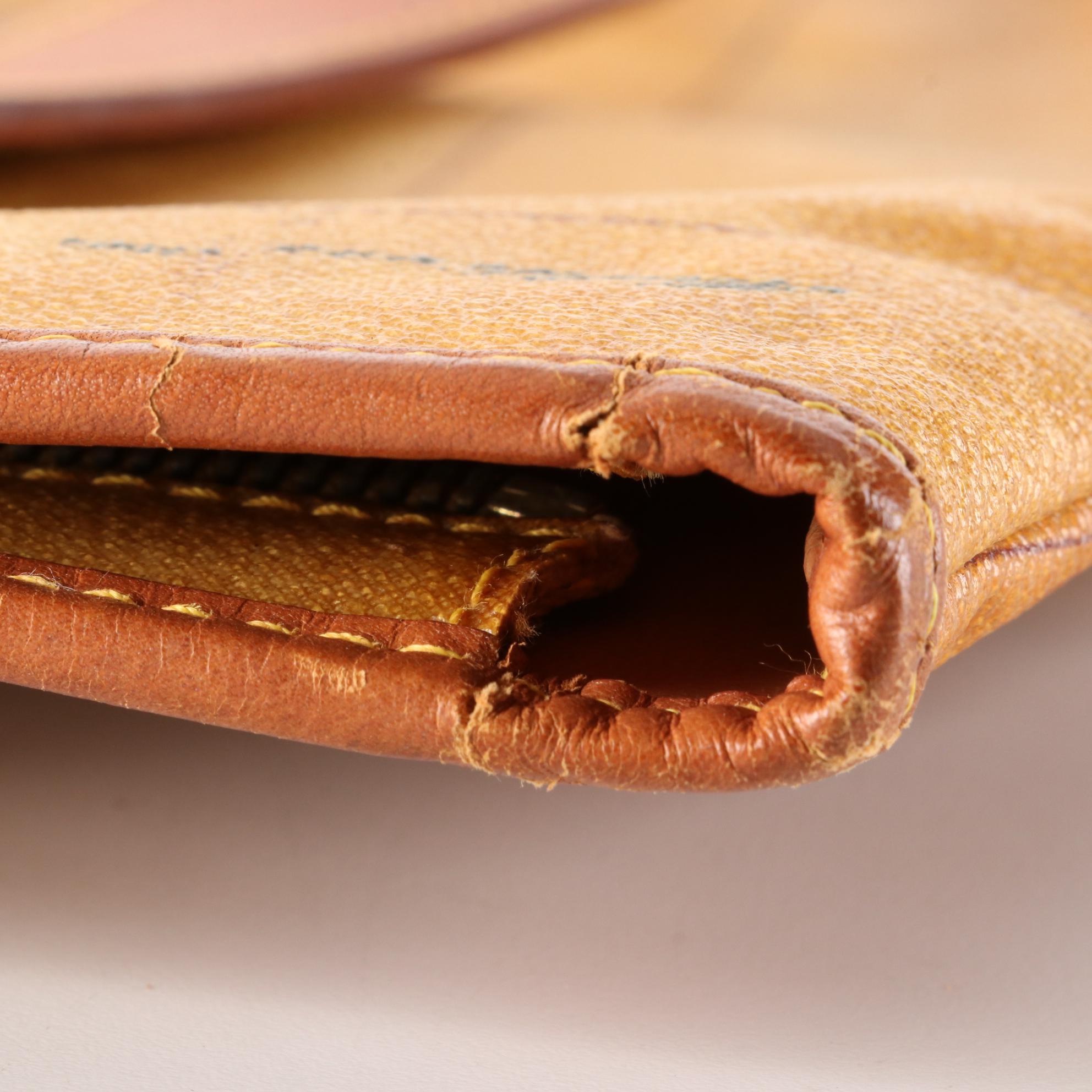 Alviero Martini Prima Classe Geo Classic Tote in Coated Canvas and Leather