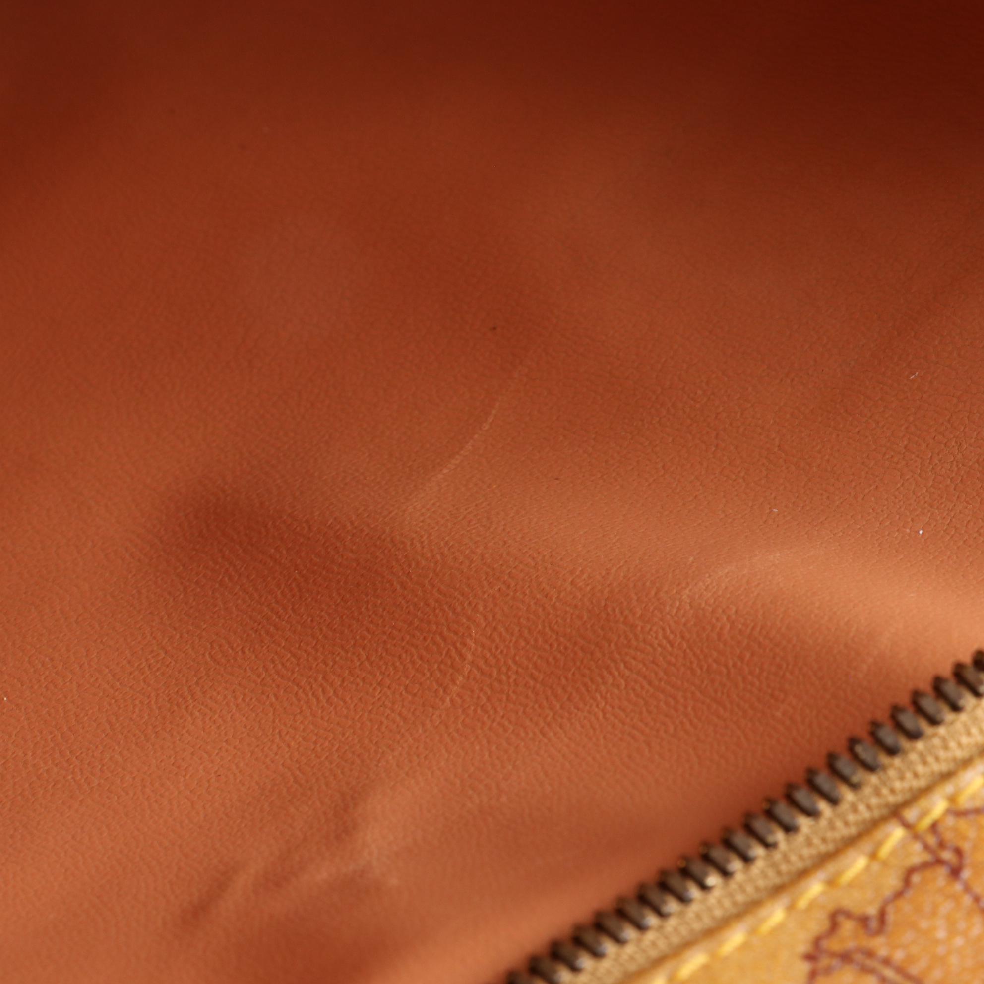 Alviero Martini Prima Classe Geo Classic Tote in Coated Canvas and Leather