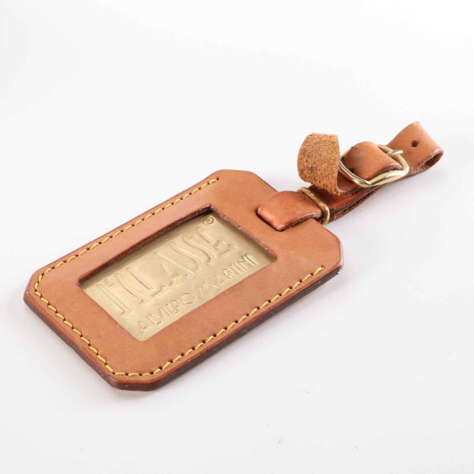 Alviero Martini Prima Classe Geo Classic Tote in Coated Canvas and Leather