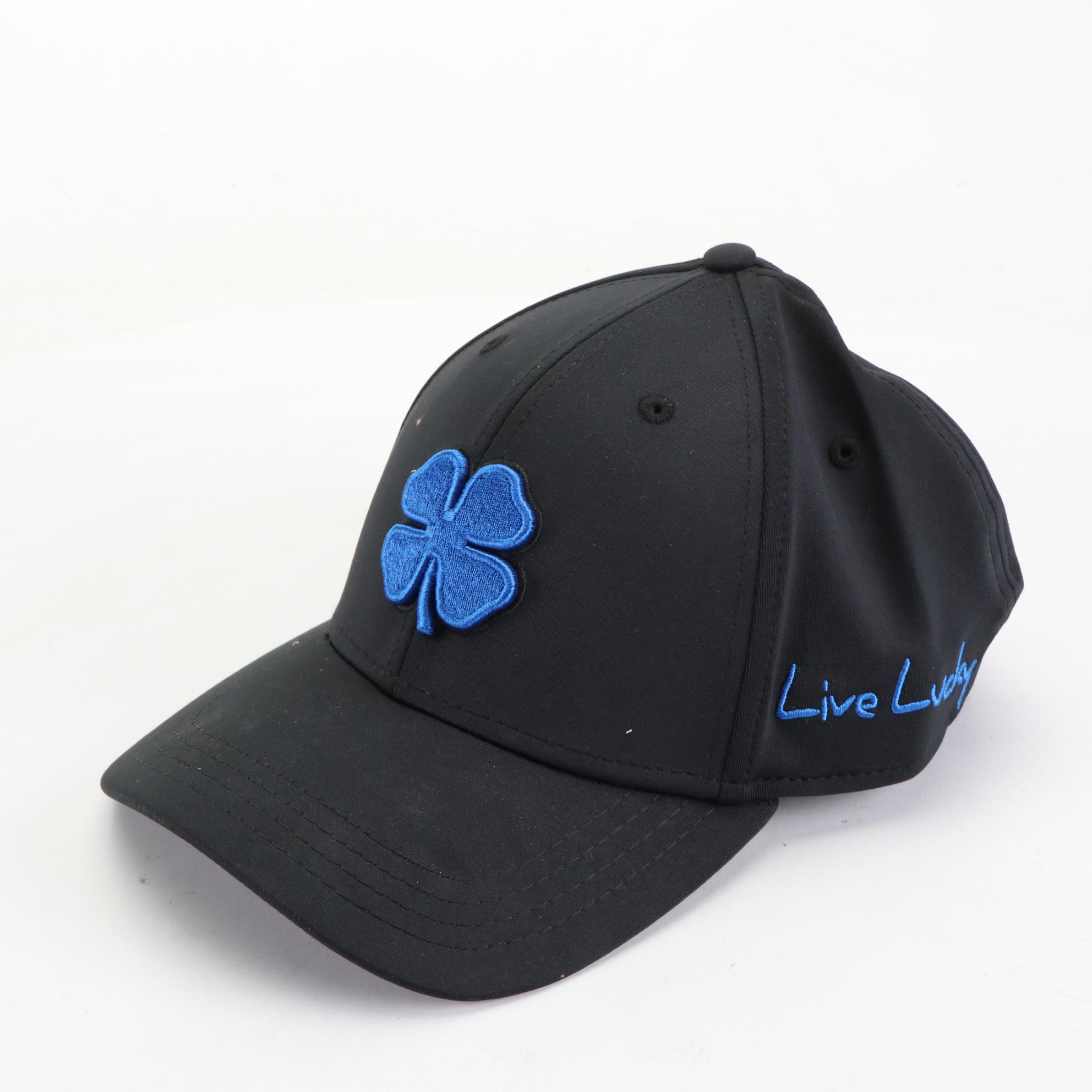 Life is Good and Black Clover Baseball Caps with Two Left Feet and Other Socks