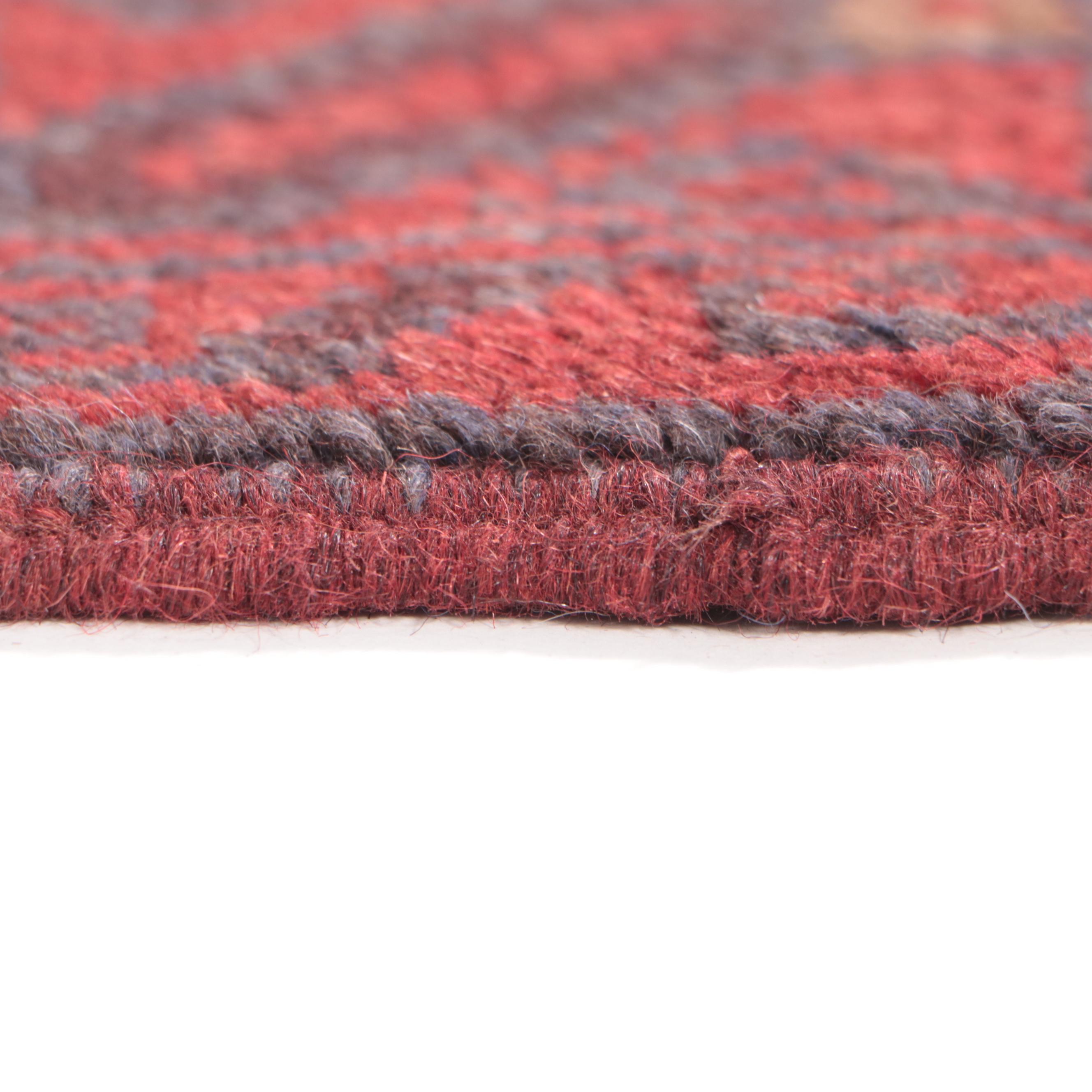 2'1 x 8'5 Hand-Knotted Afghan Mixed Technique Carpet Runner