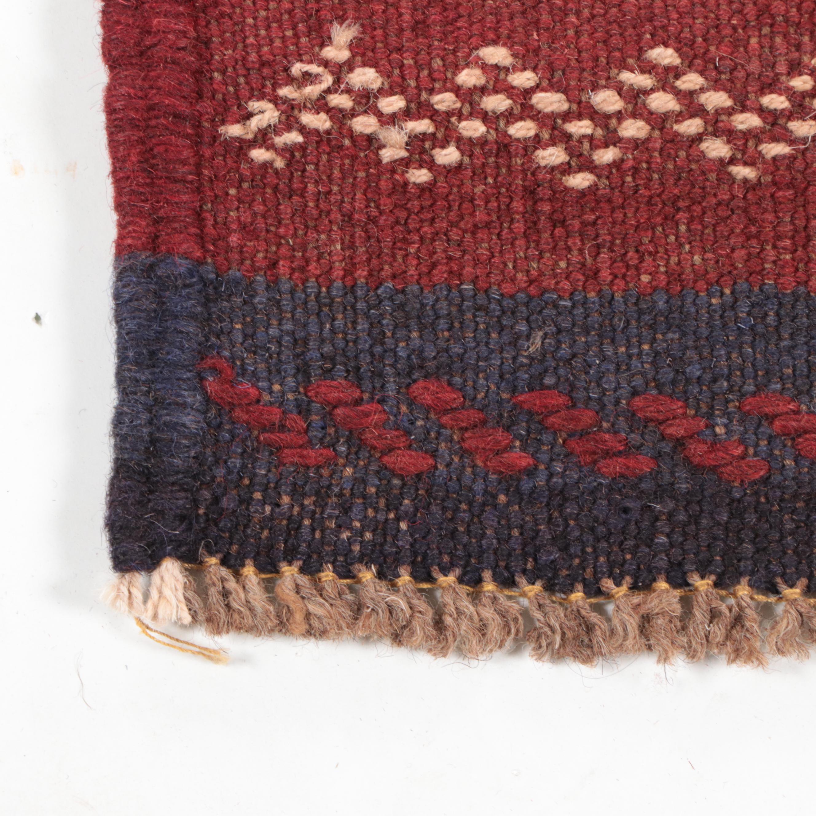 2'2 x 8'5 Hand-Knotted Afghan Mixed Technique Carpet Runner