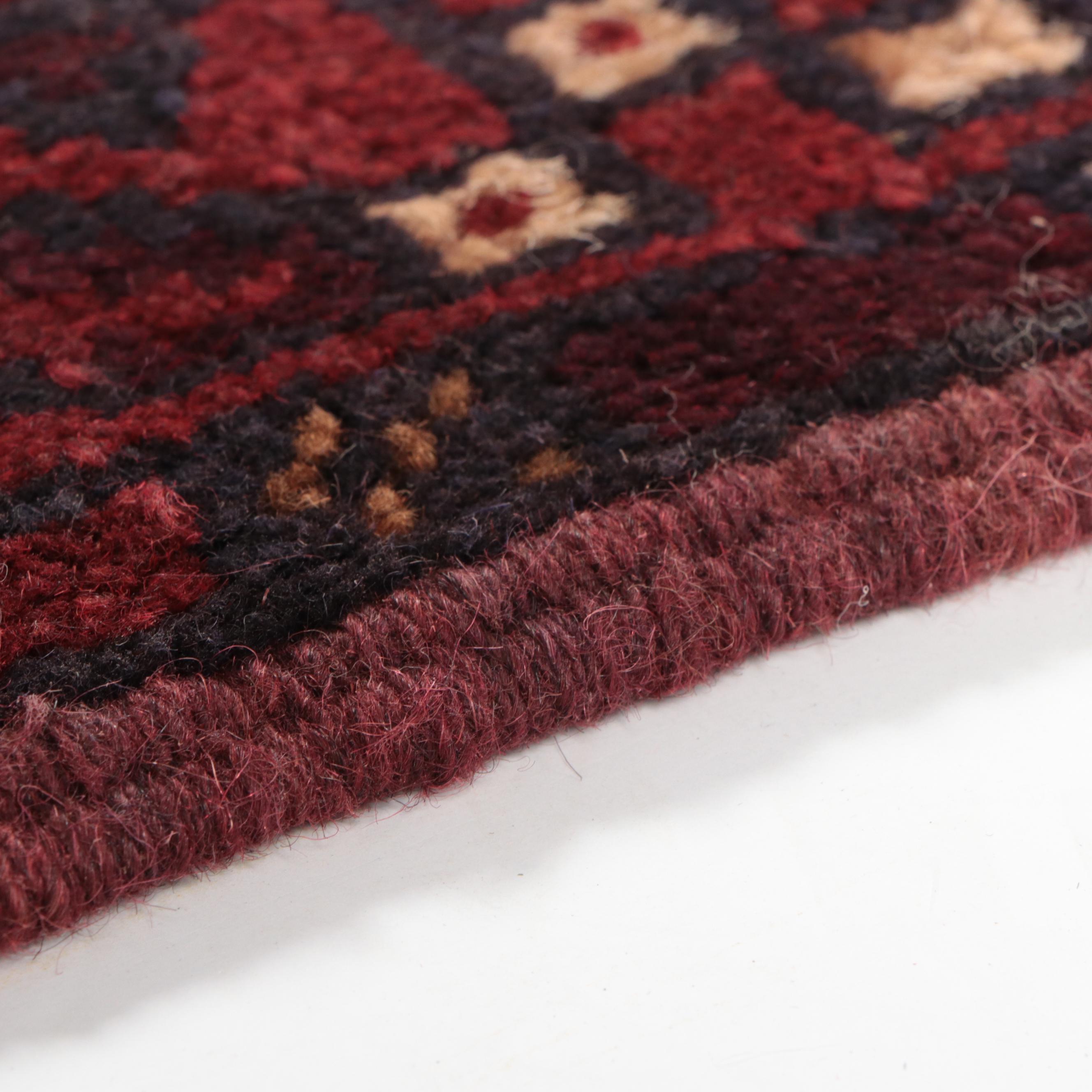 2'2 x 8'5 Hand-Knotted Afghan Mixed Technique Carpet Runner