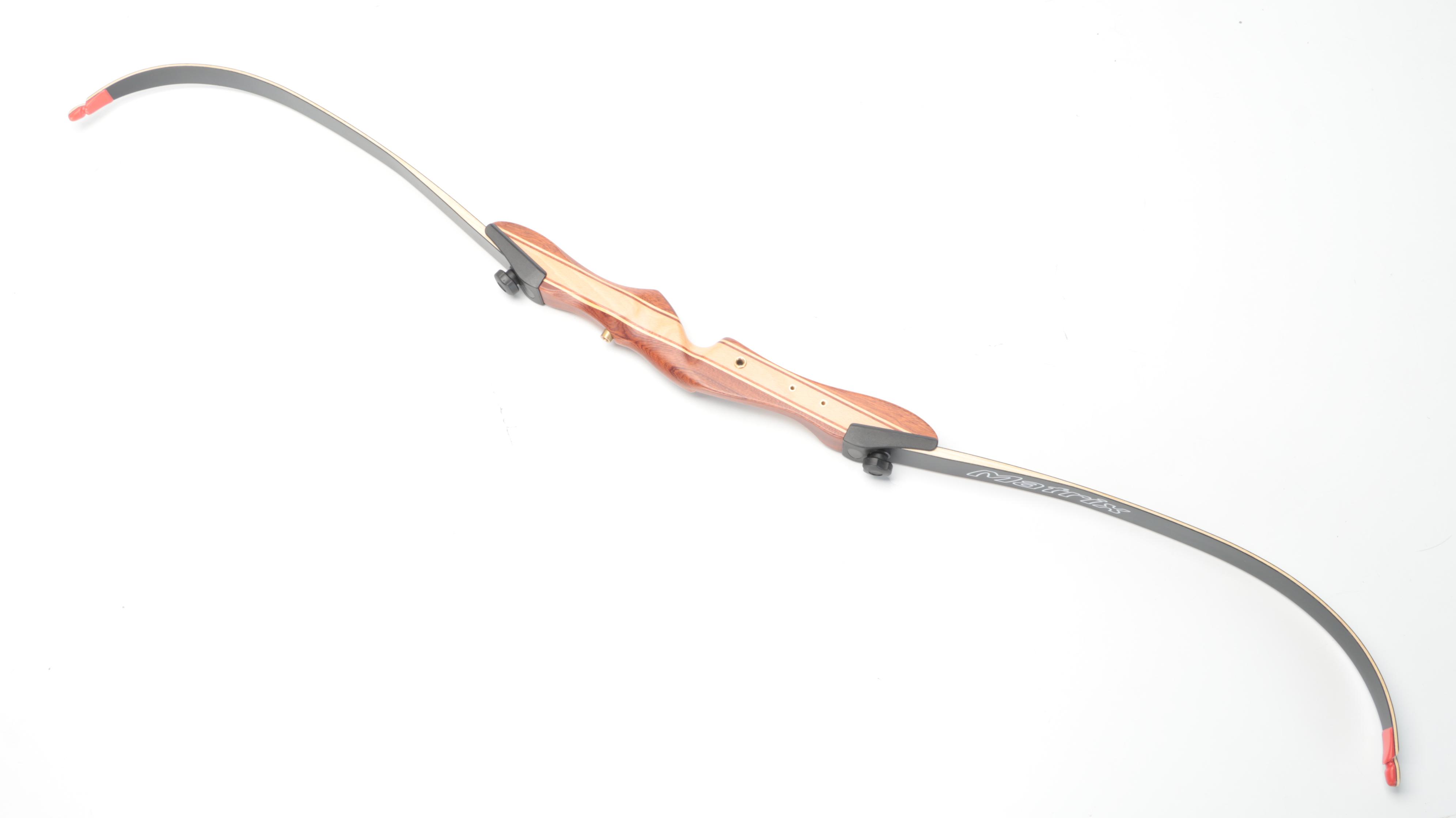 Hole Archery Targets With Matrix Recurve Bow and Gold Tip Arrows