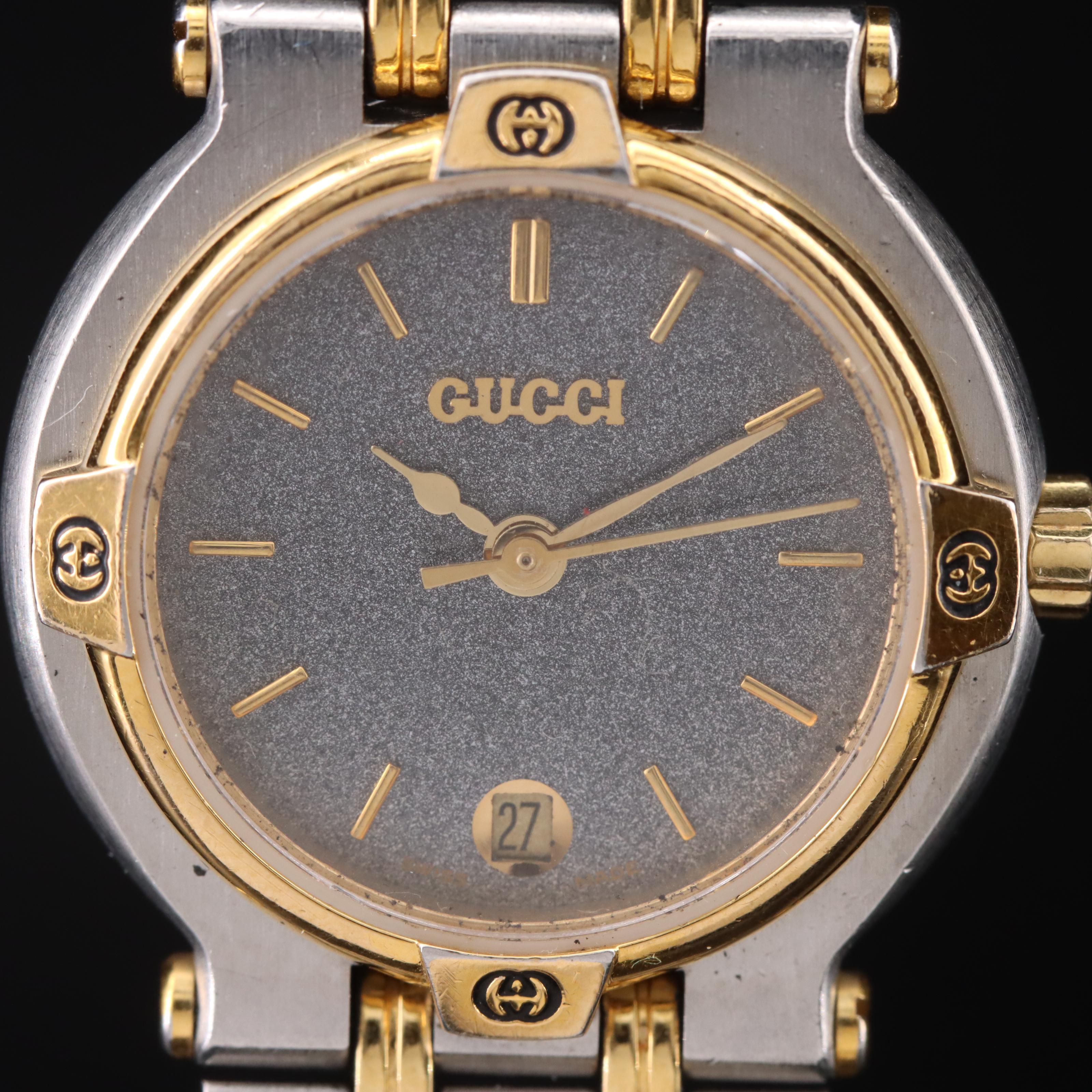 Vintage Gucci Two-Tone with Date Watch