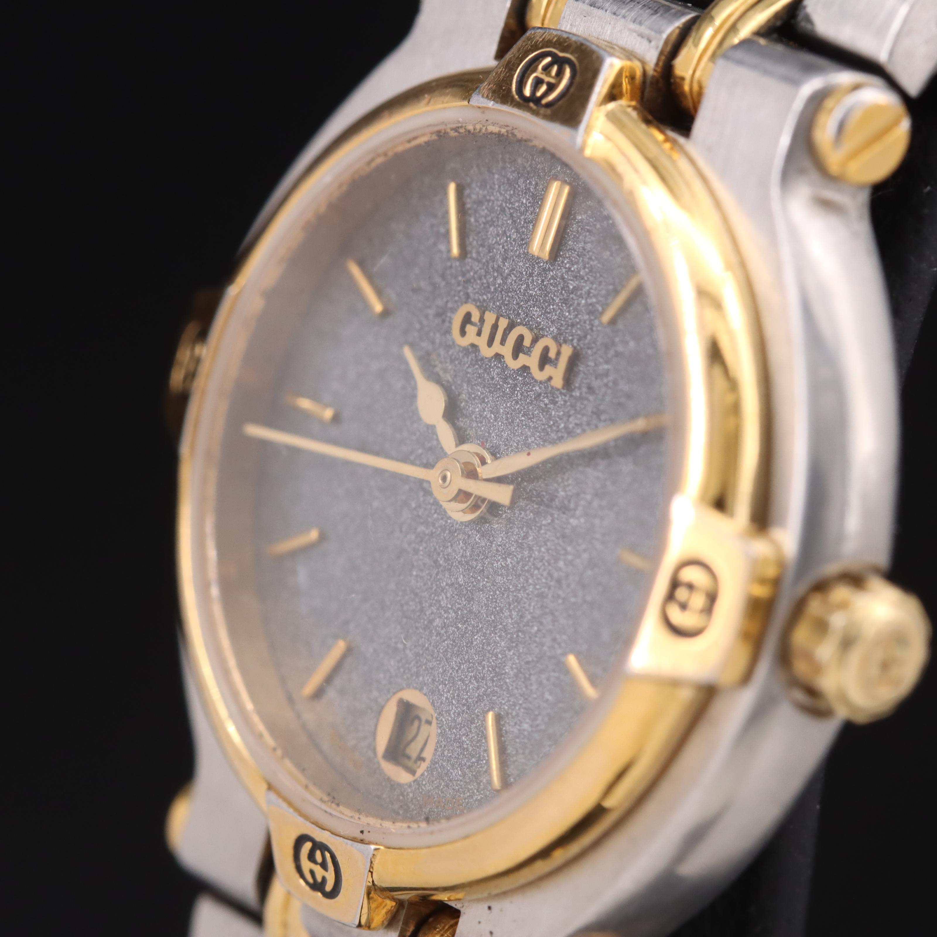 Vintage Gucci Two-Tone with Date Watch
