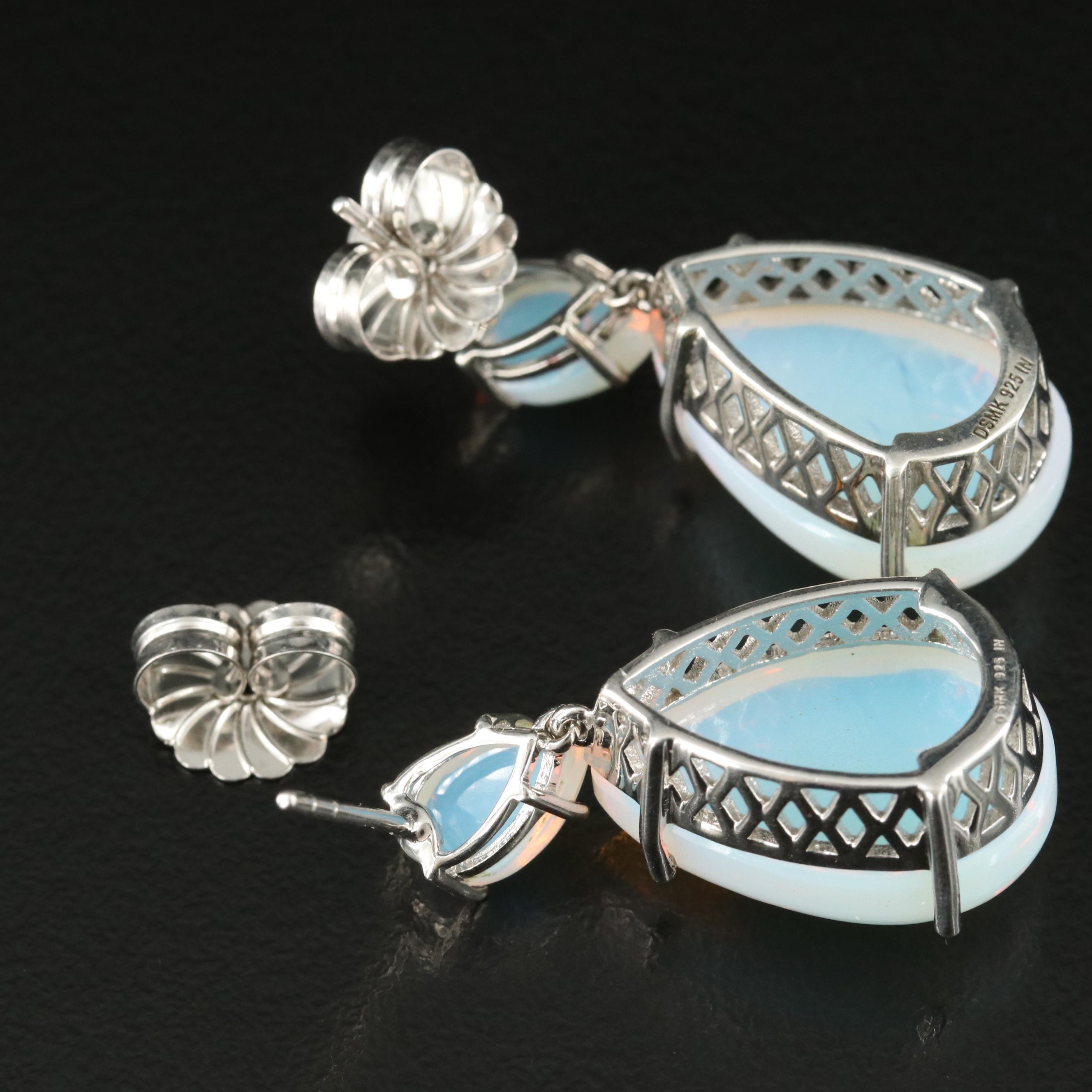Sterling Glass Earrings