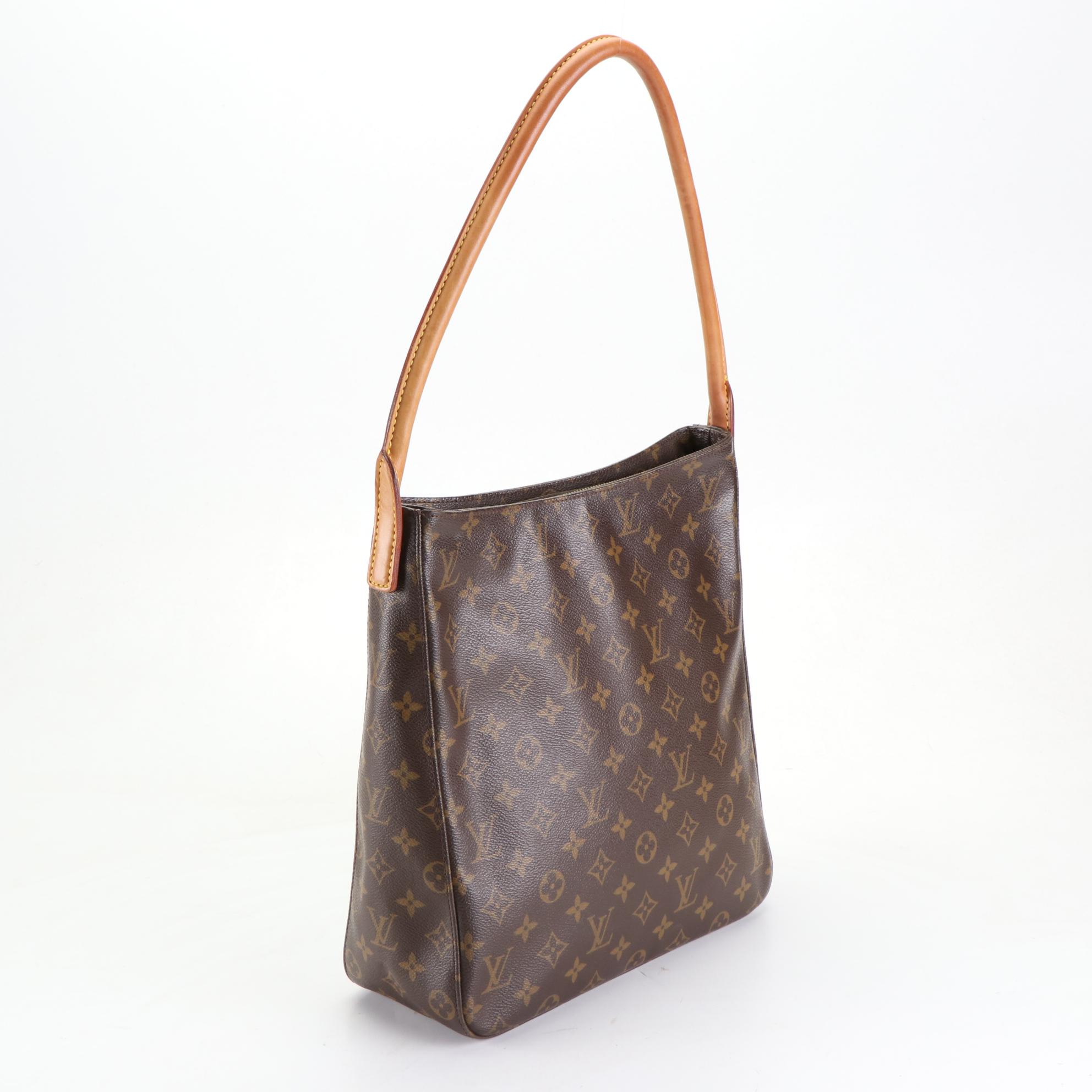 Louis Vuitton Looping MM Bag in Monogram Canvas and Vachetta Leather
