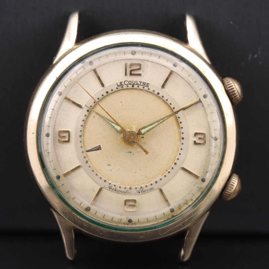 Vintage LeCoultre Memovox Automatic Alarm Wristwatch