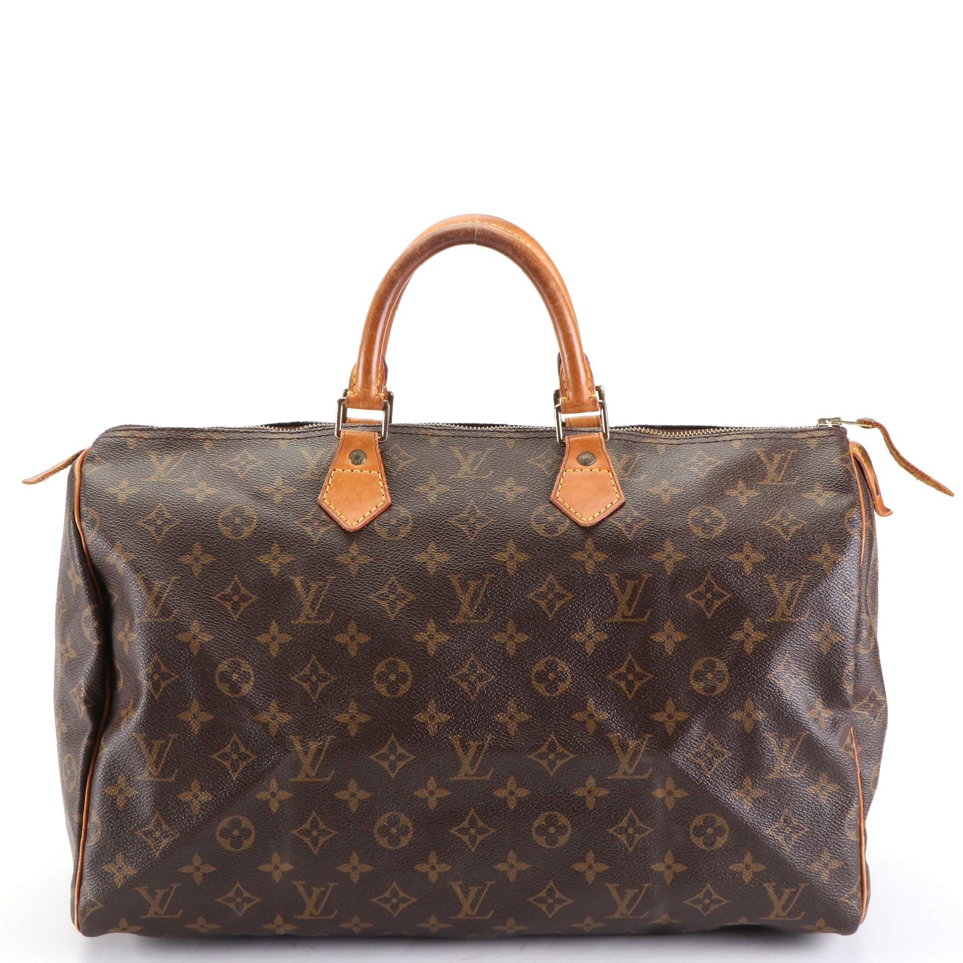 Louis Vuitton Speedy 40 in Monogram Canvas and Vachetta Leather